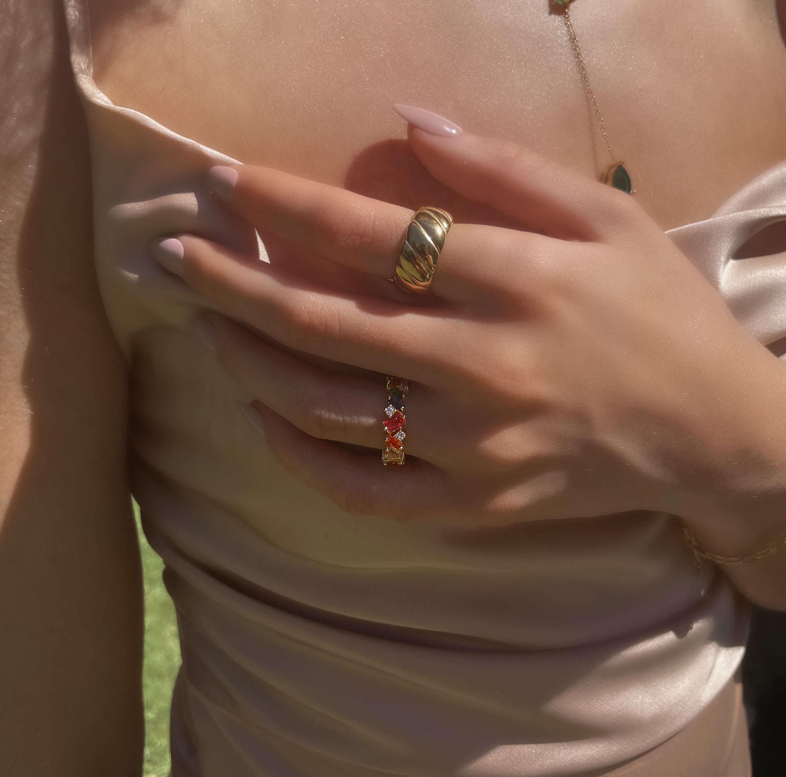 BORACAY | Multi-Colour Cubic Zirconia | Ring
