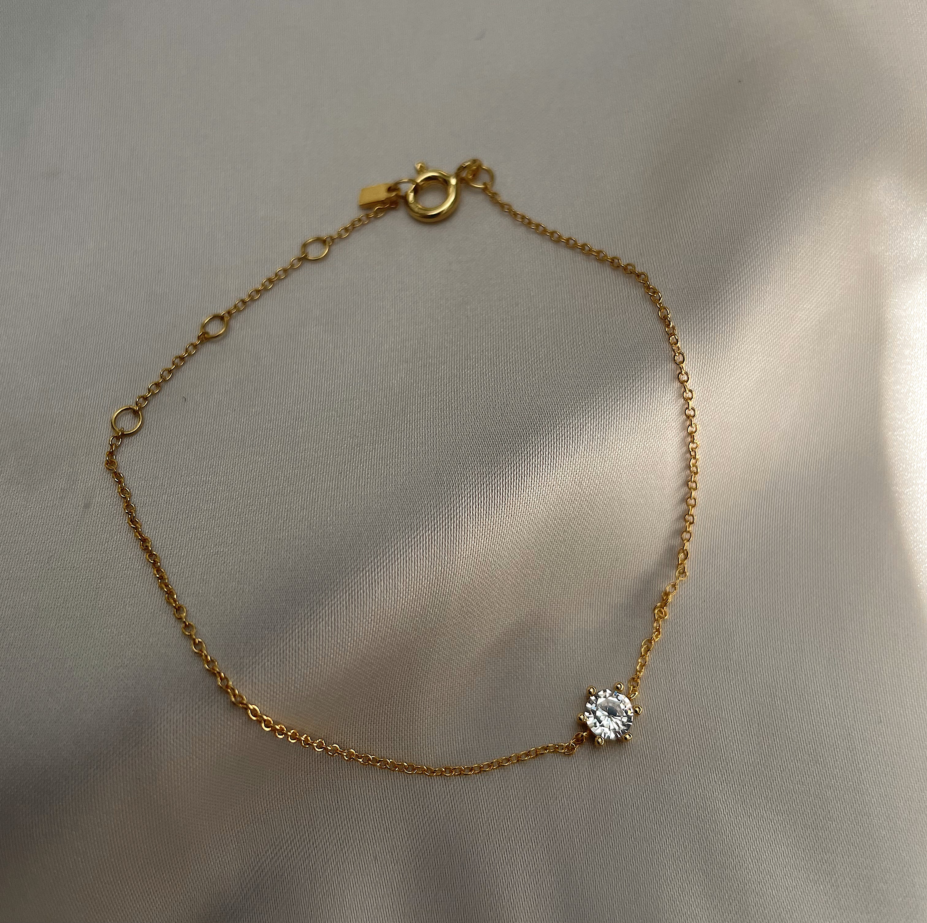 PARIS | Tarnish Free | S925 Sterling Silver I 18ct gold plated I Cubic Zirconia I Pendant Necklace/Bracelet