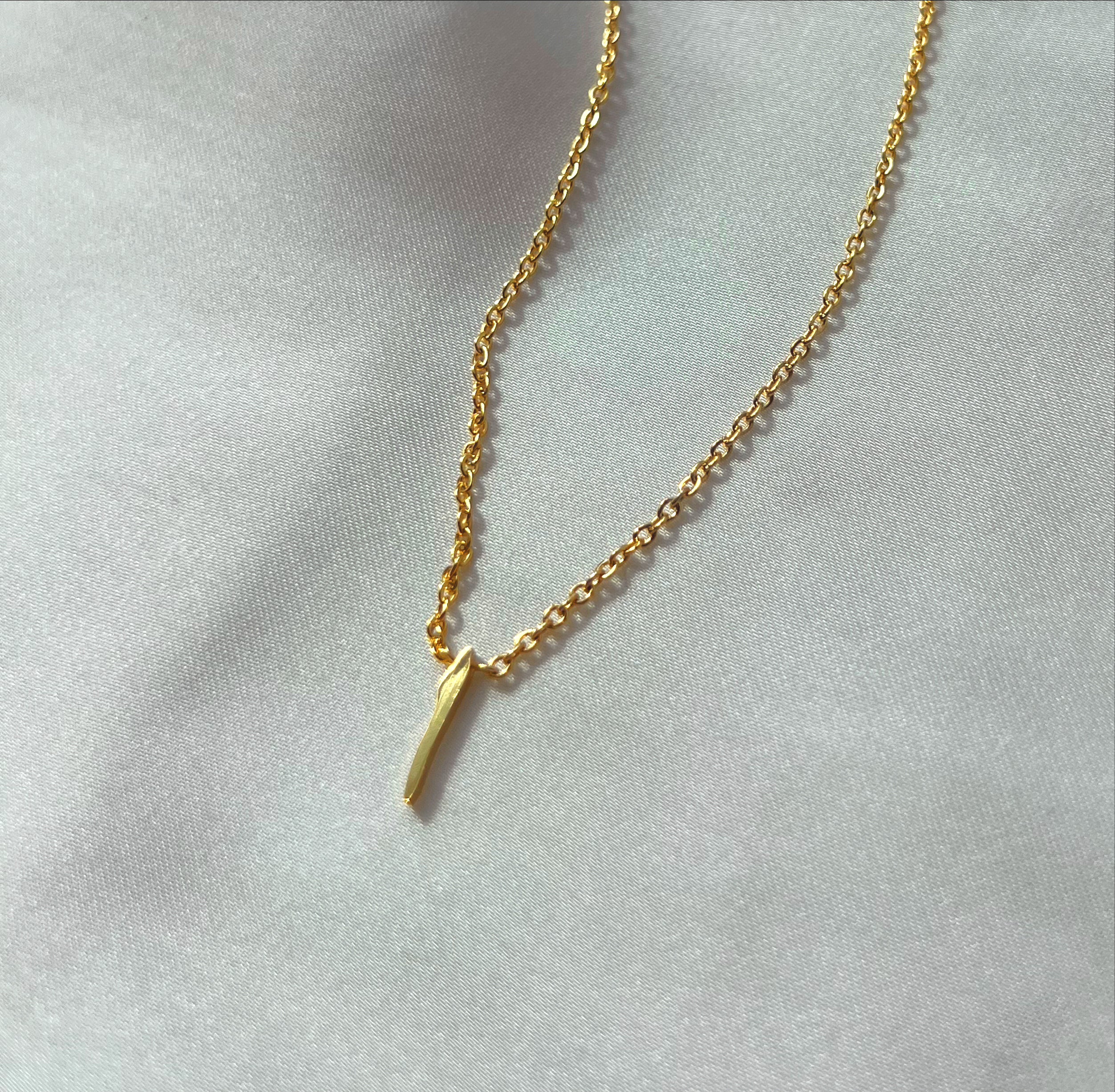 ARABIC INITIALS I Tarnish Free | Stainless Steel I 18ct gold plated I Letter Necklace