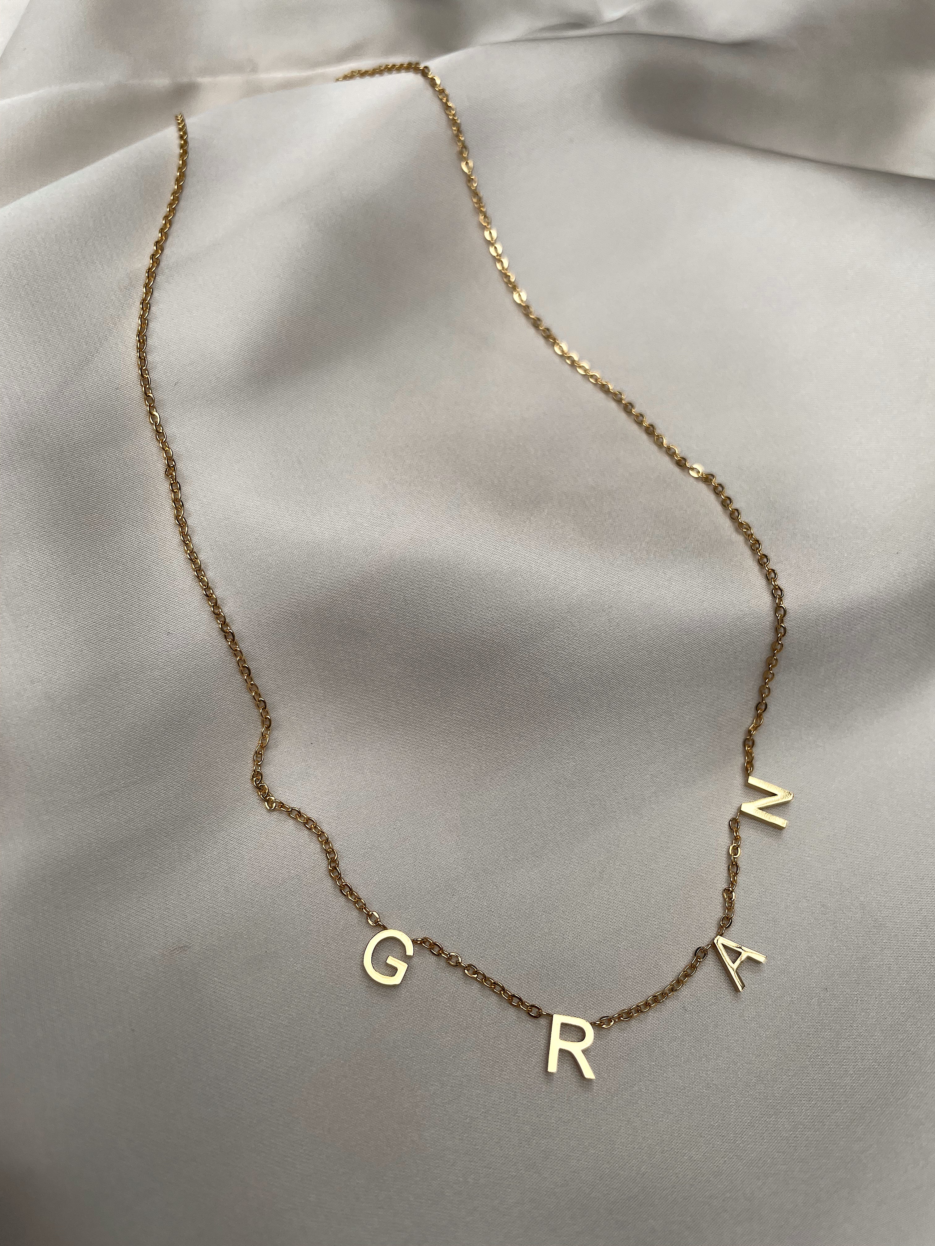 GLAMMA GRANNY GRAN OUMA MA NAN NANI NANA DADI GRANDMA GOGO GLAMMY GIGI | GRANDMOTHER WORD NECKLACES | 11 styles | Tarnish Free | 18ct Gold Plated and Stainless Steel |