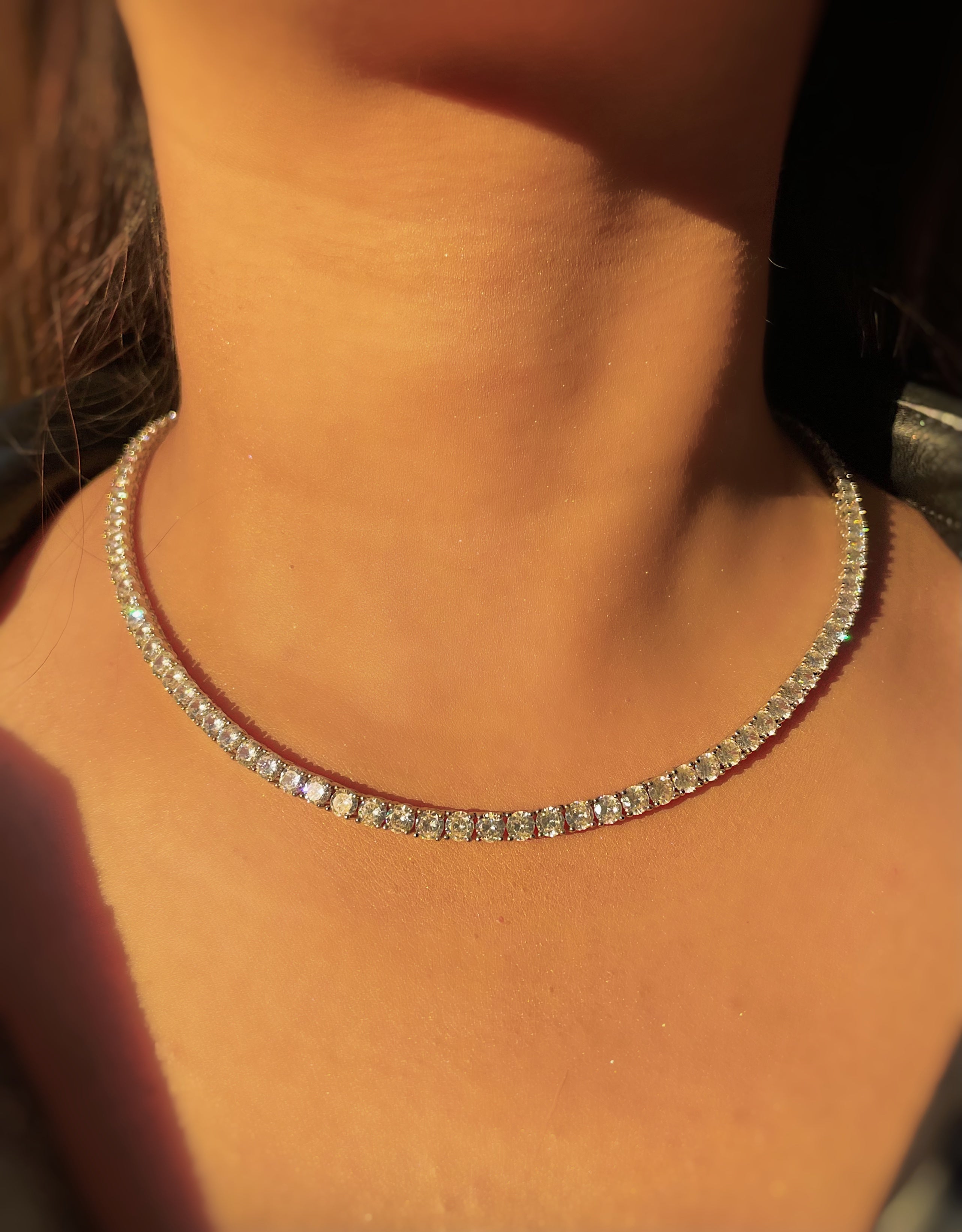 Luxury Tennis Necklace| AAA Grade Cubic Zirconia