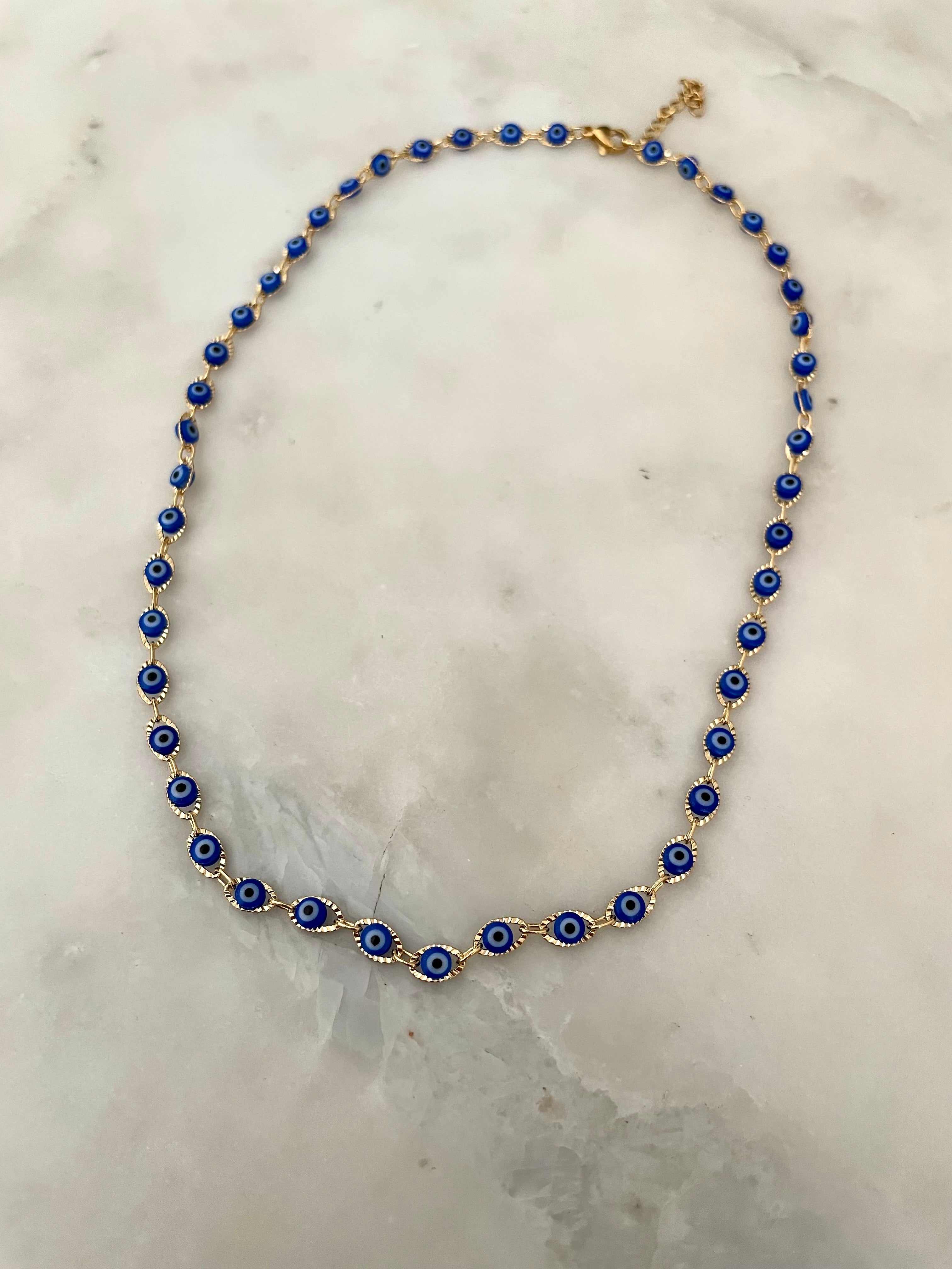 Artemis | Stainless Steel | Multi Evil Eye Necklace or Bracelet