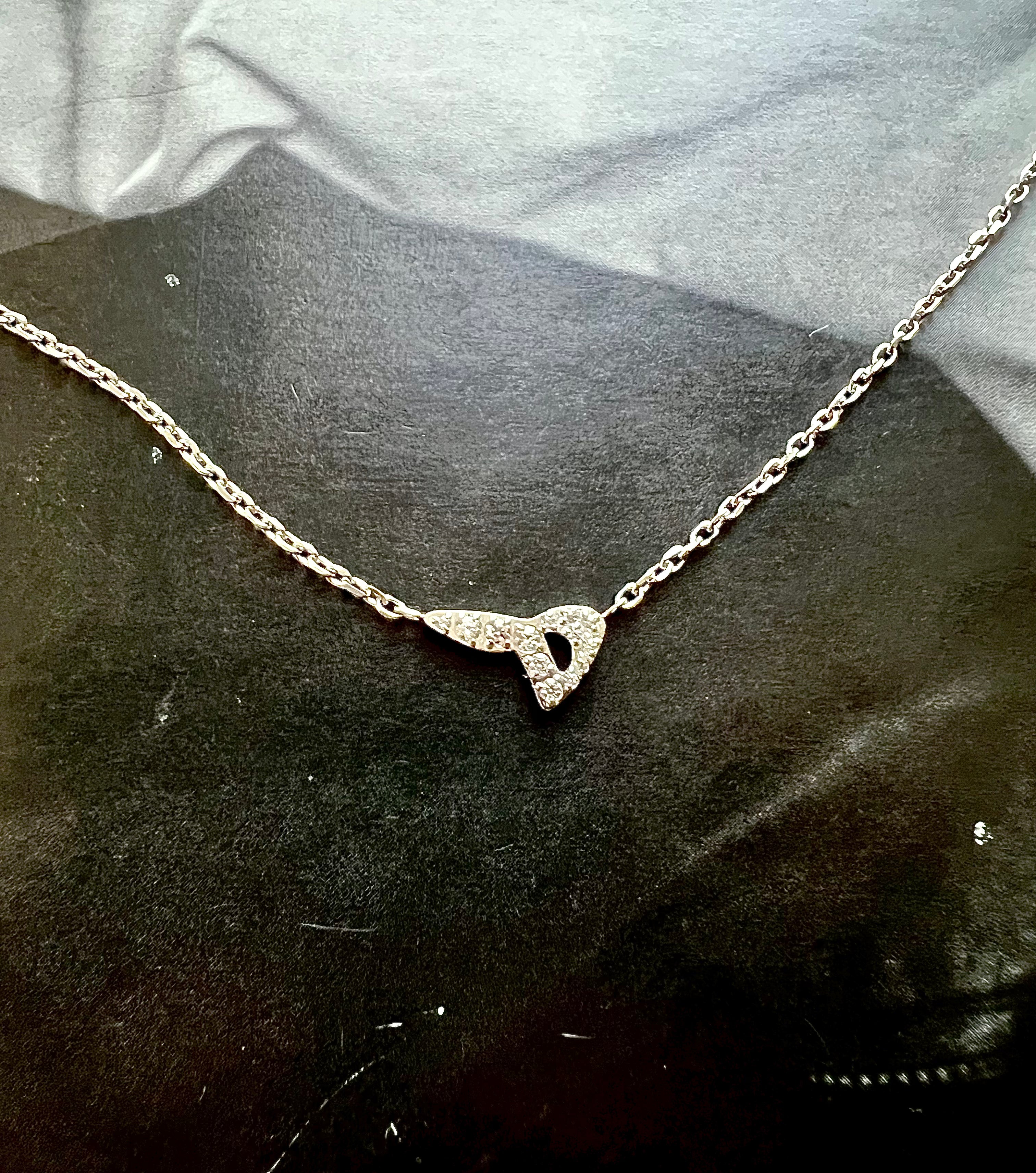 DAZZLING ARABIC INITIAL NECKLACE I Kids/Adults | Tarnish Free | Stainless Steel I 18ct gold plated Cubic Zirconia I Gold/Silver