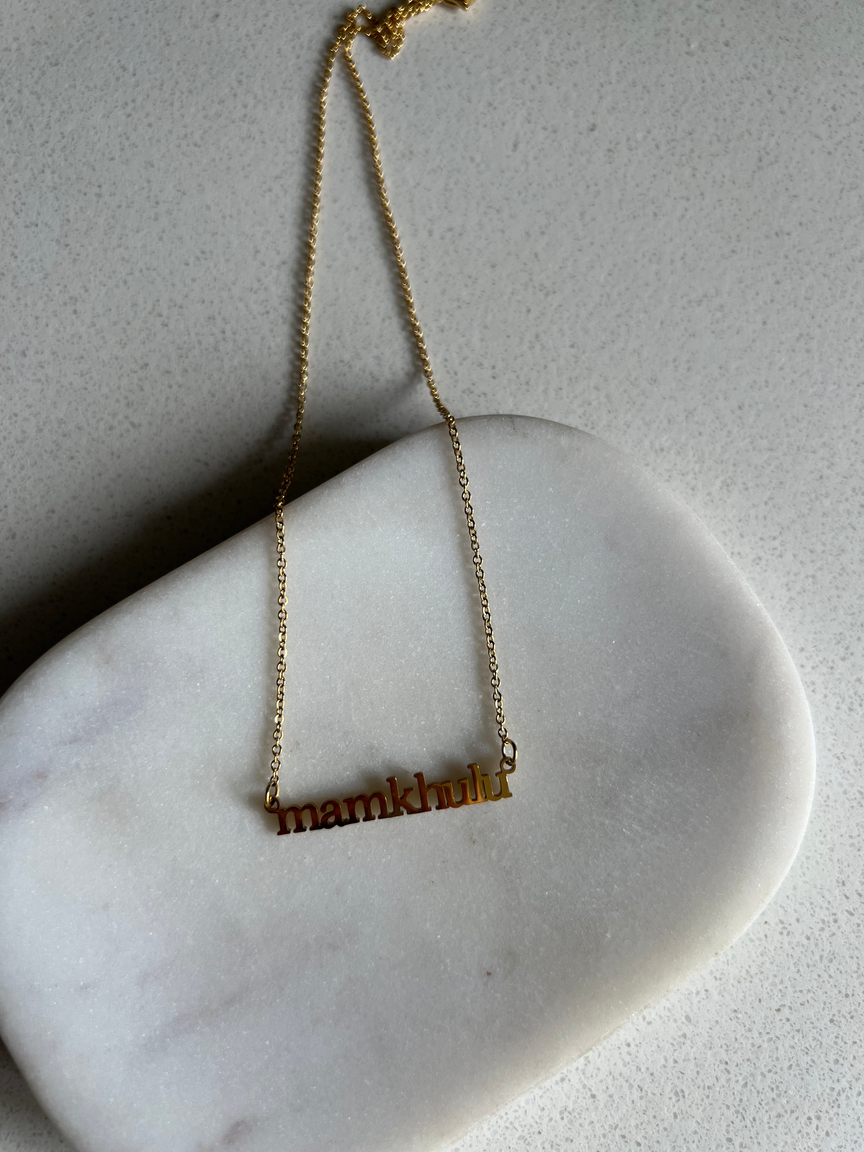 AUNT NECKLACES | 16 Terms | Spaced Out/Pendant Style | Tarnish Free | 18ct Gold Plated and Stainless Steel |