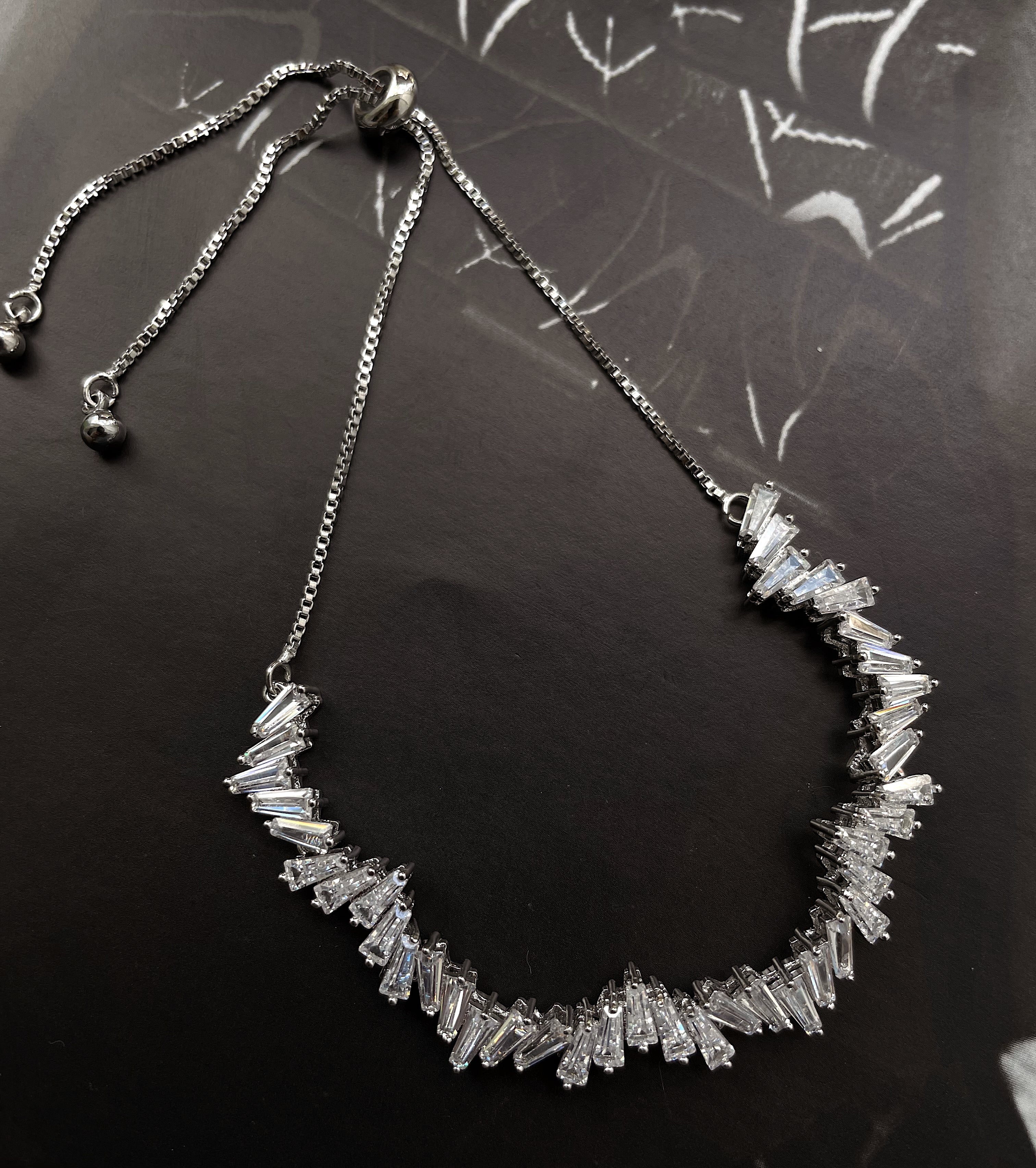 RICH B*TCH | Luxury Gold/Sliver/Rose gold Adjustable Bracelet I AAA Grade Cubic Zirconia