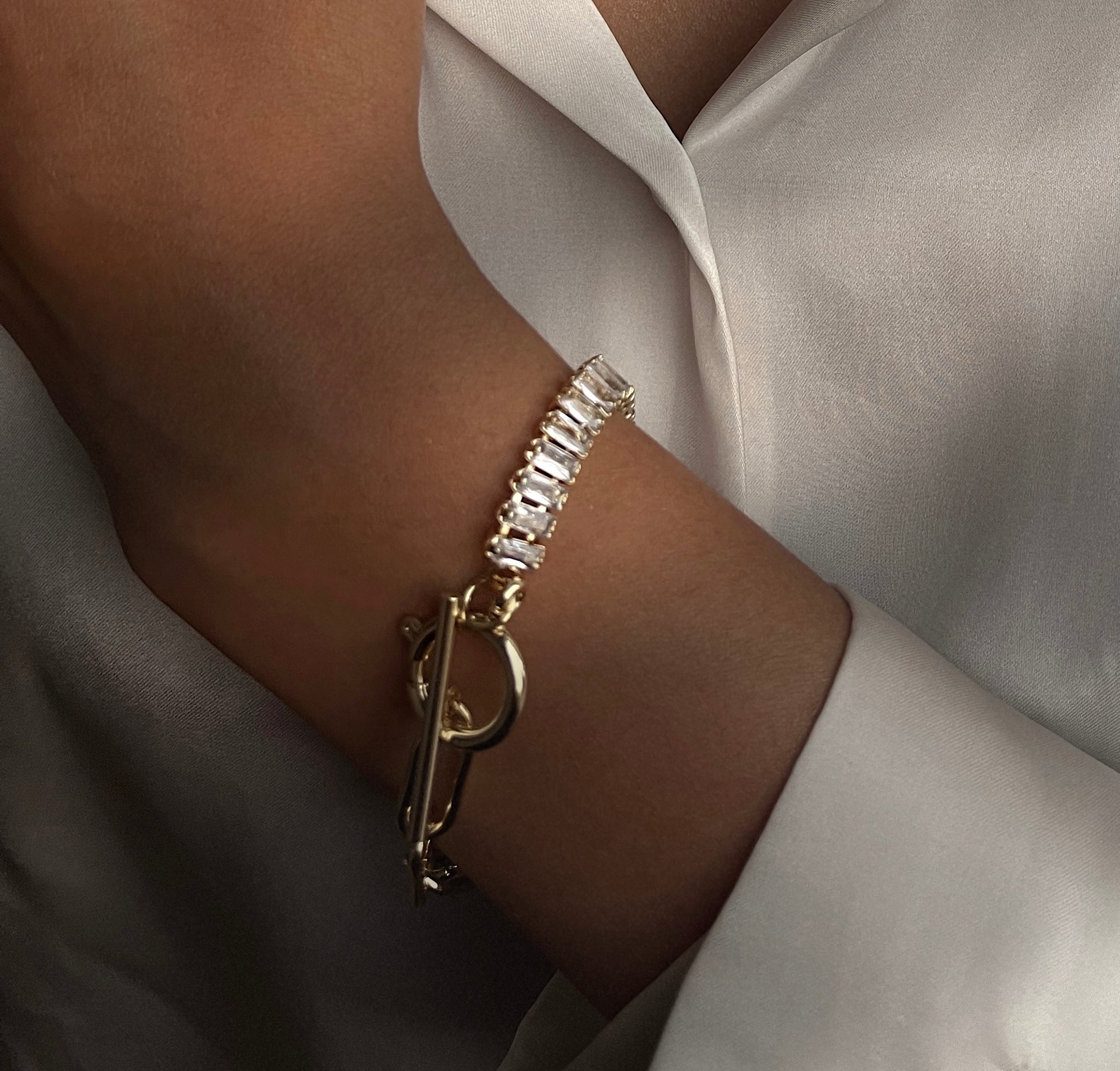 RAZ D | Tarnish Free | silver paperclip style | bestselling | necklace | bracelet
