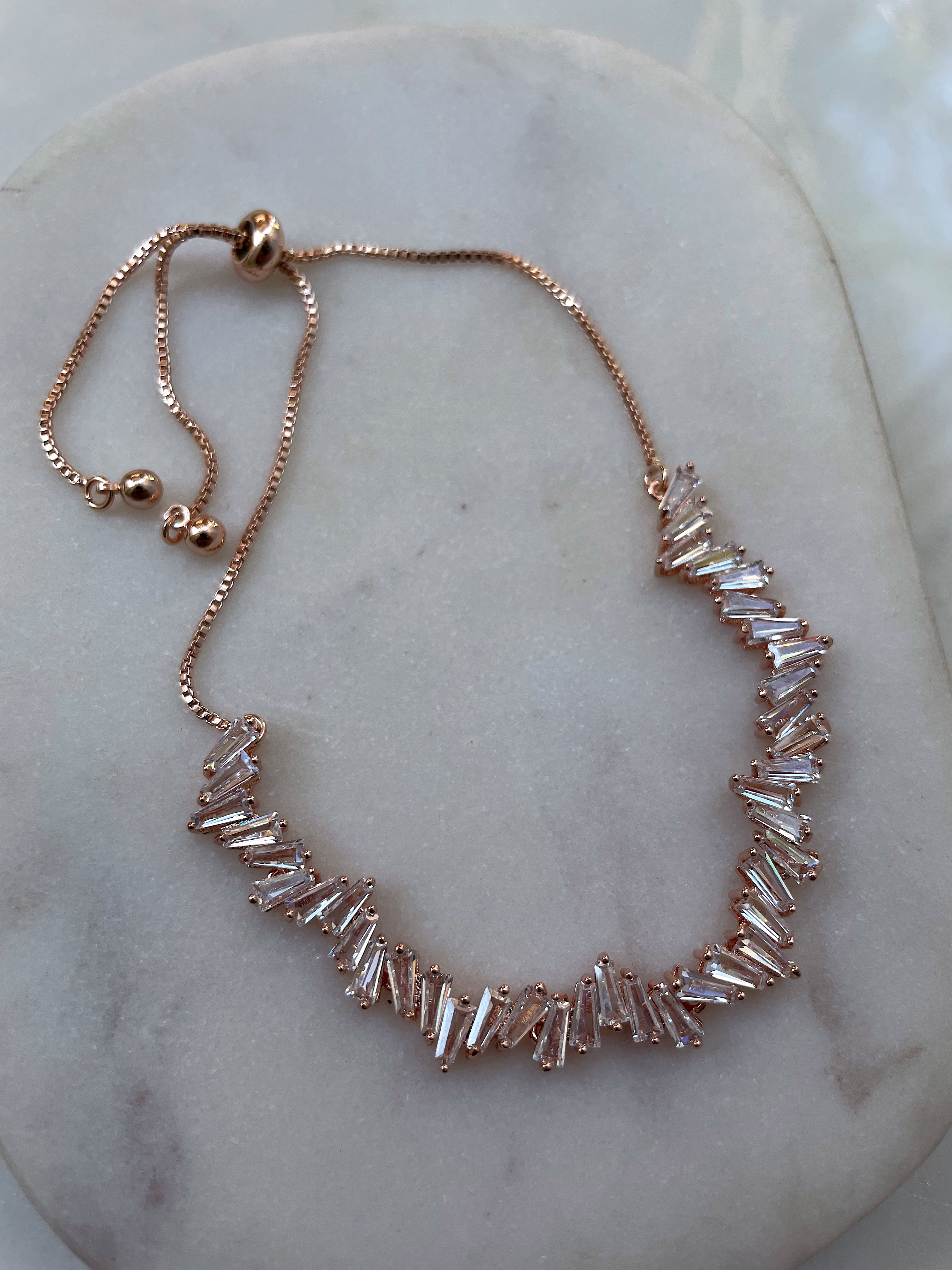 RICH B*TCH | Luxury Gold/Sliver/Rose gold Adjustable Bracelet I AAA Grade Cubic Zirconia