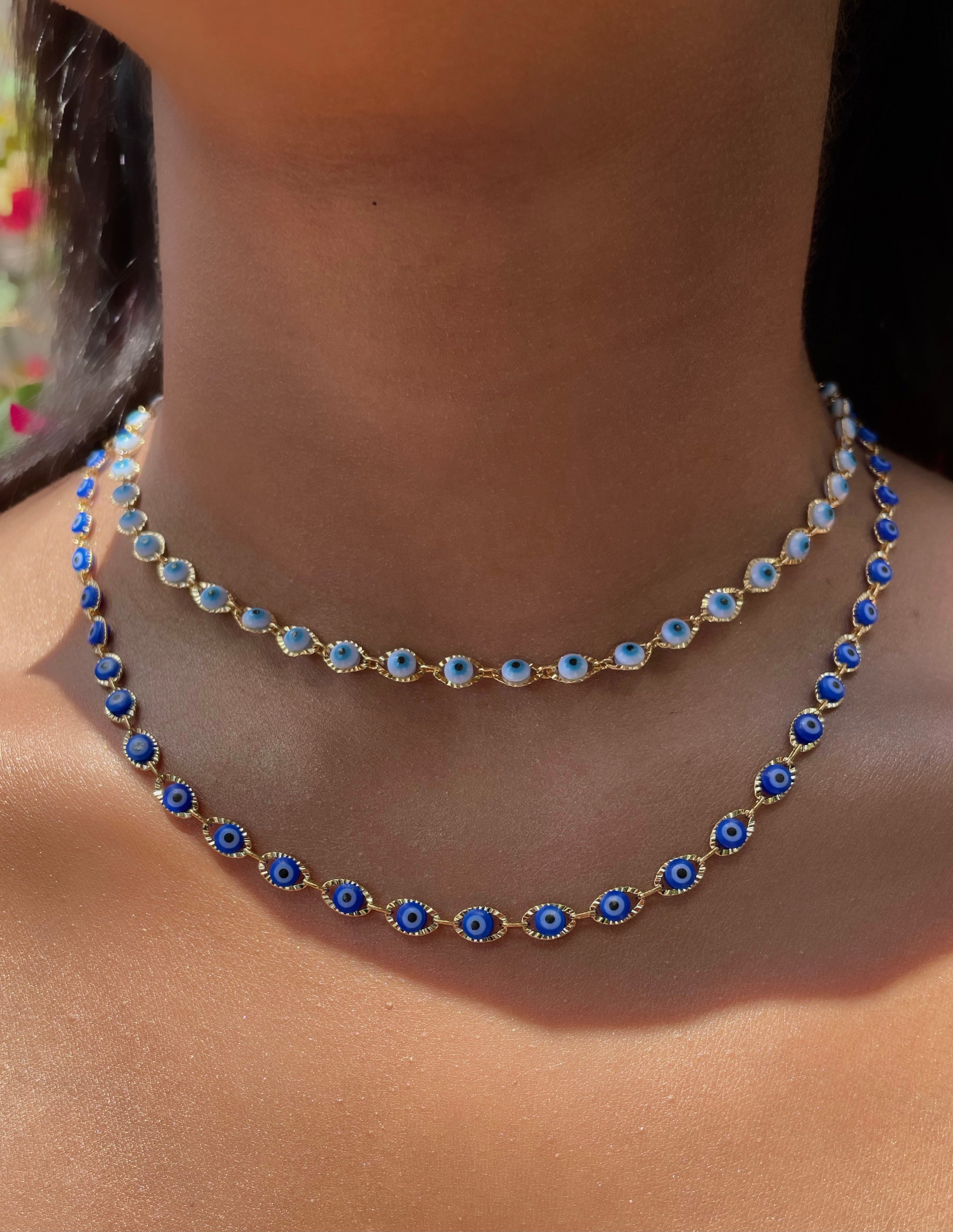 Artemis | Stainless Steel | Multi Evil Eye Necklace or Bracelet