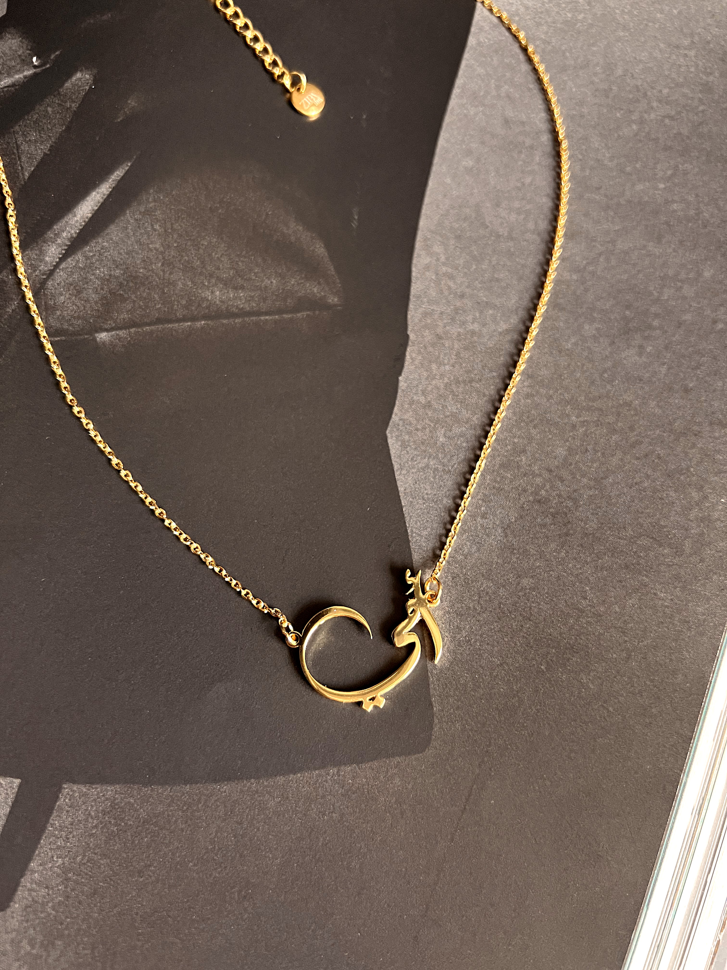 ARABIC “MY MOTHER’ (UMMI) | Gold Plated | Stainless steel | Pendant Necklace/Bracelet