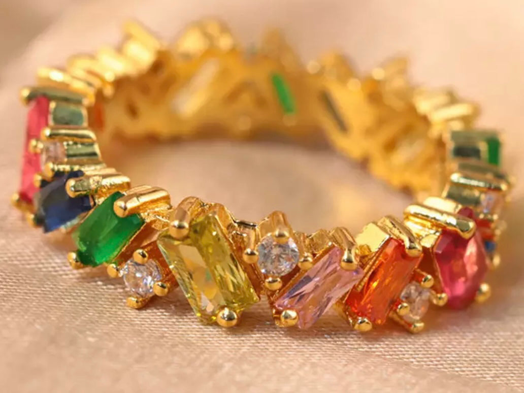BORACAY | Multi-Colour Cubic Zirconia | Ring
