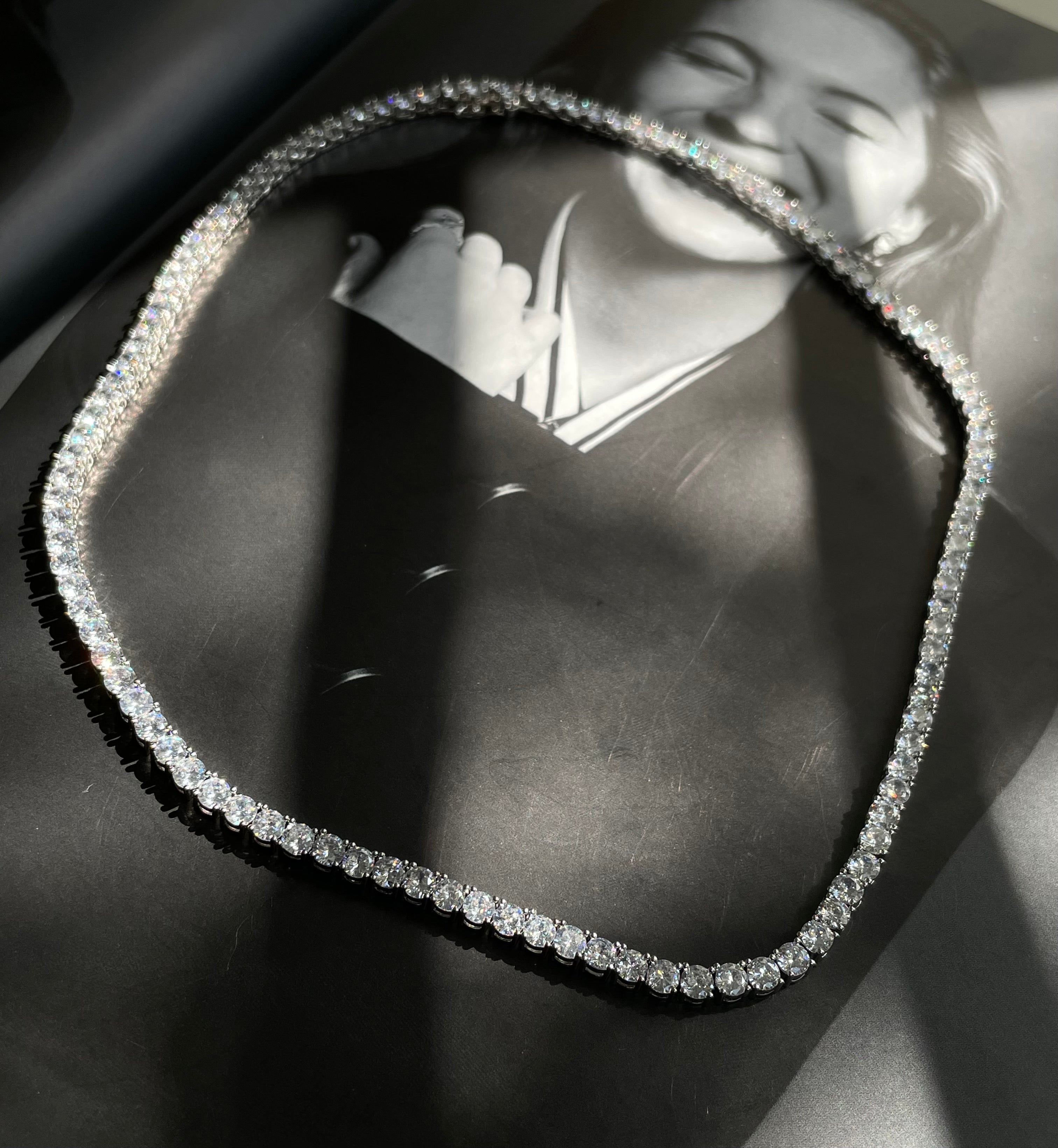 Luxury Tennis Necklace| AAA Grade Cubic Zirconia