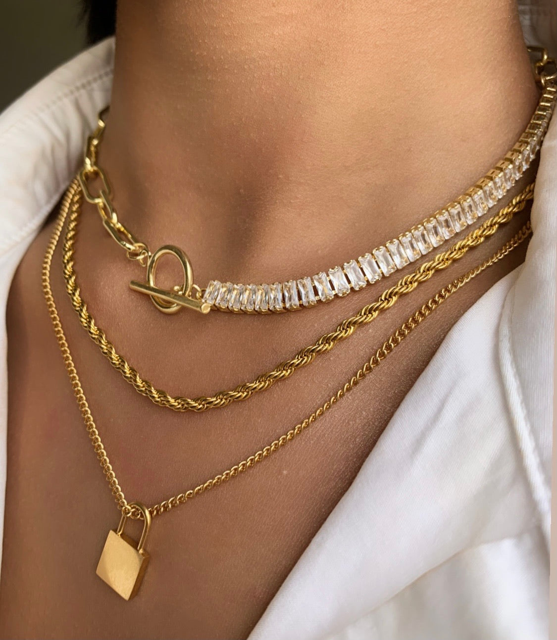 RAZ D | Tarnish Free | silver paperclip style | bestselling | necklace | bracelet