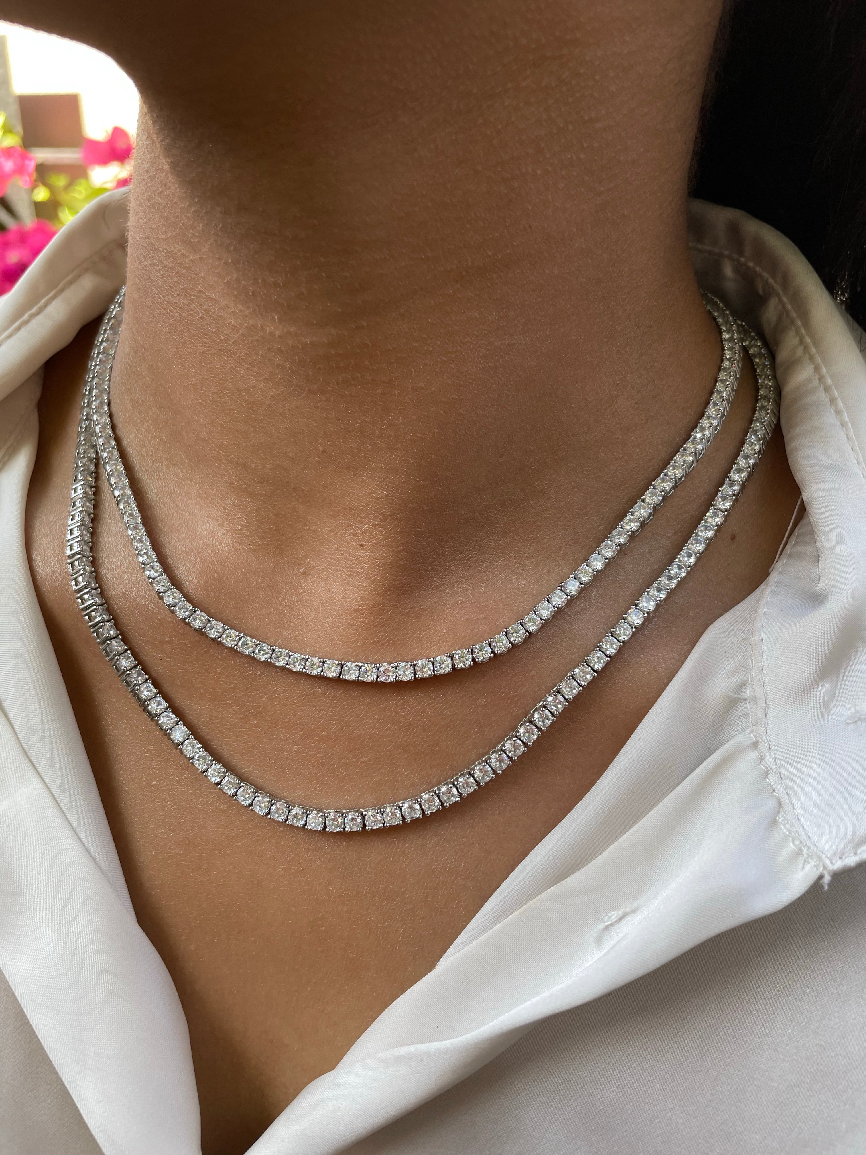 Luxury Tennis Necklace| AAA Grade Cubic Zirconia