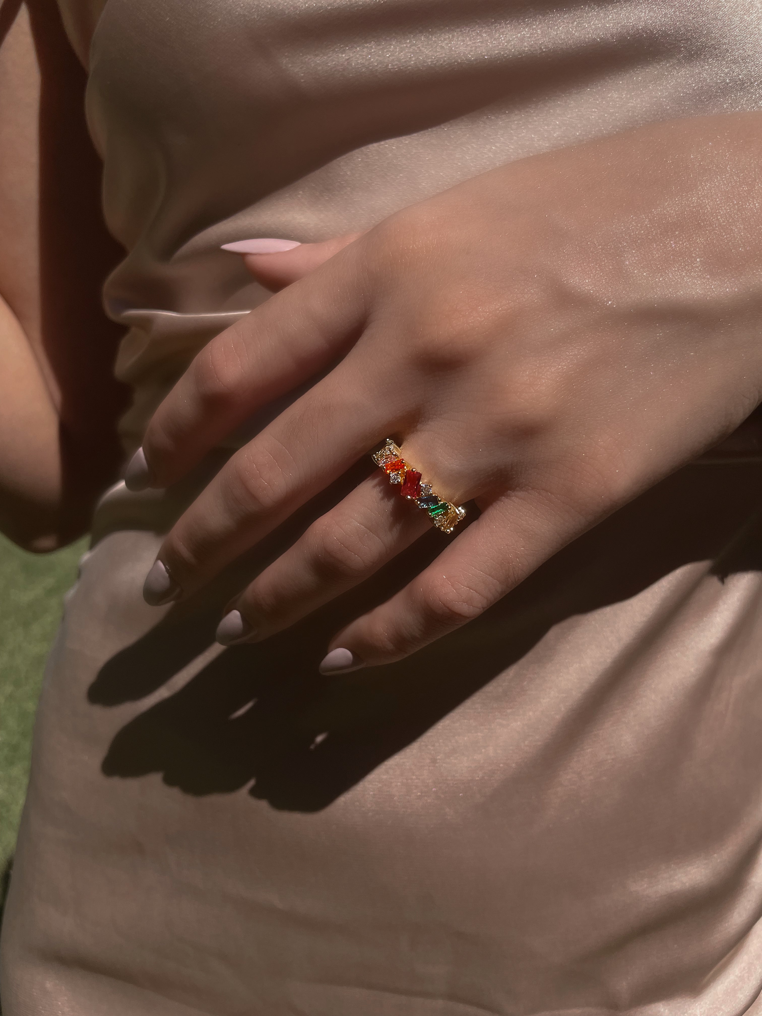 BORACAY | Multi-Colour Cubic Zirconia | Ring
