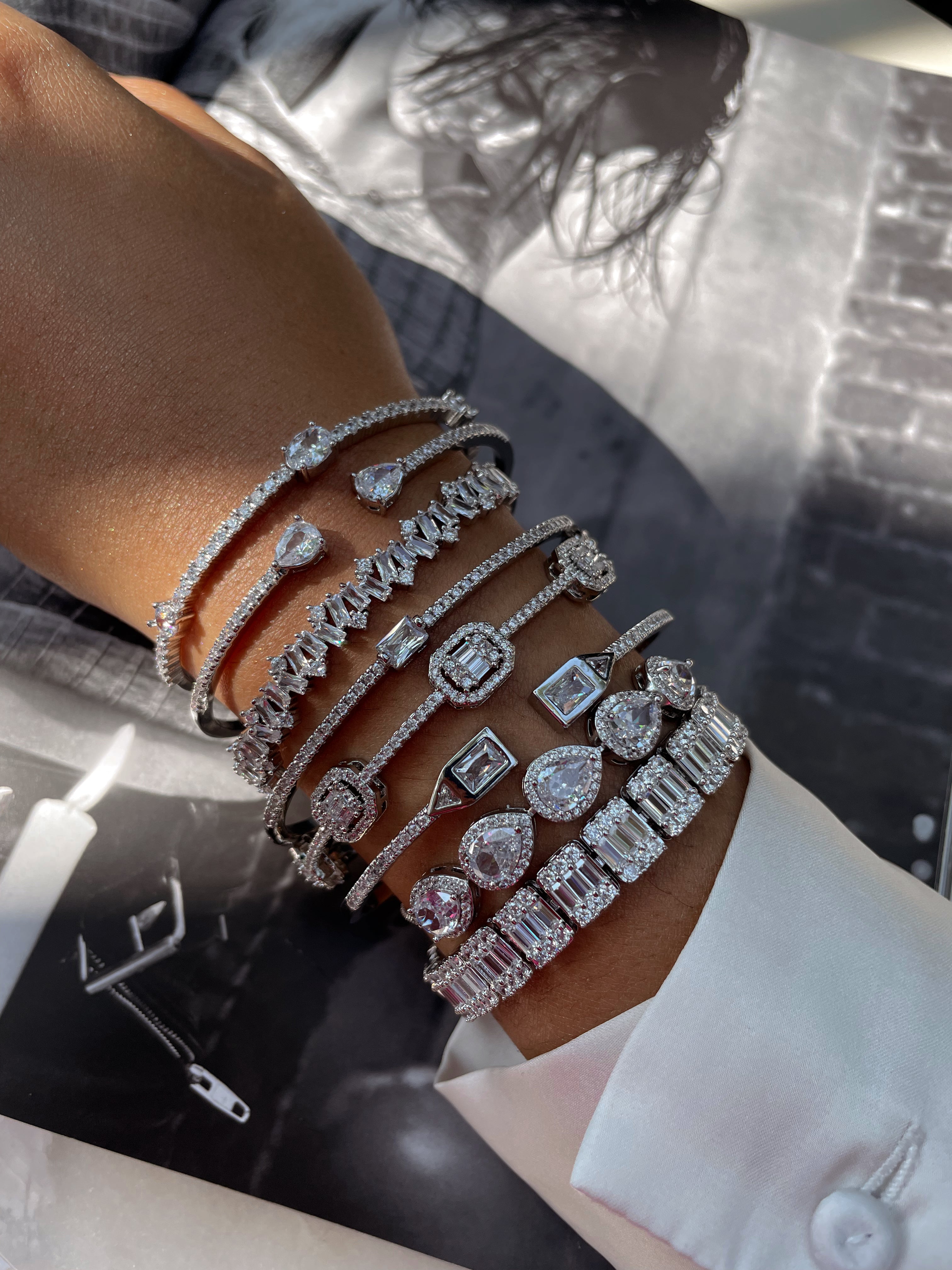 LAYLA | Gold/Silver/Rose-Gold | AAA Grade Cubic Zirconia | Bangle