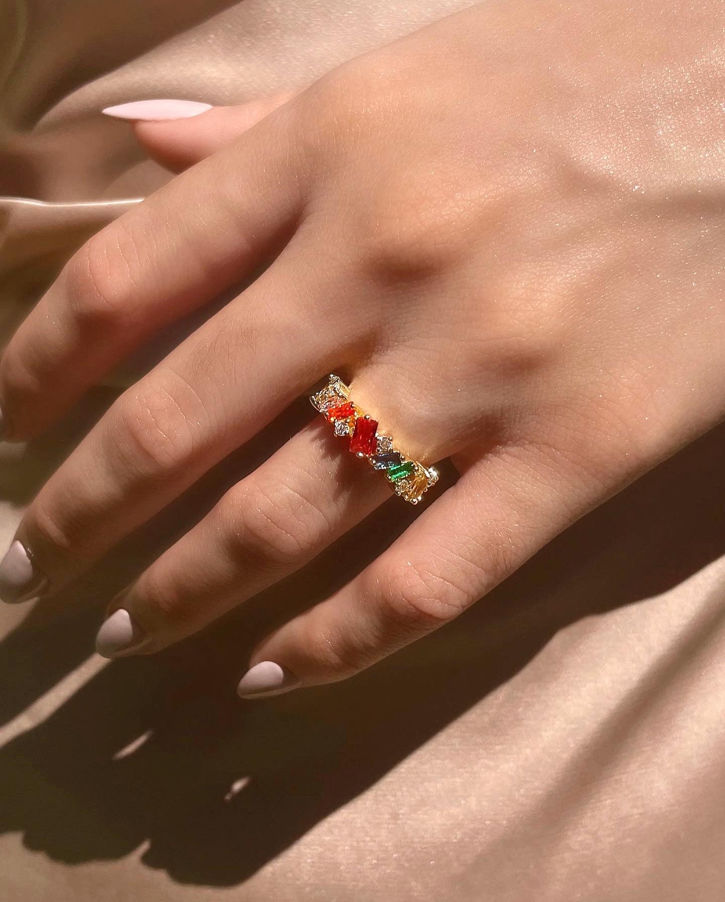 BORACAY | Multi-Colour Cubic Zirconia | Ring