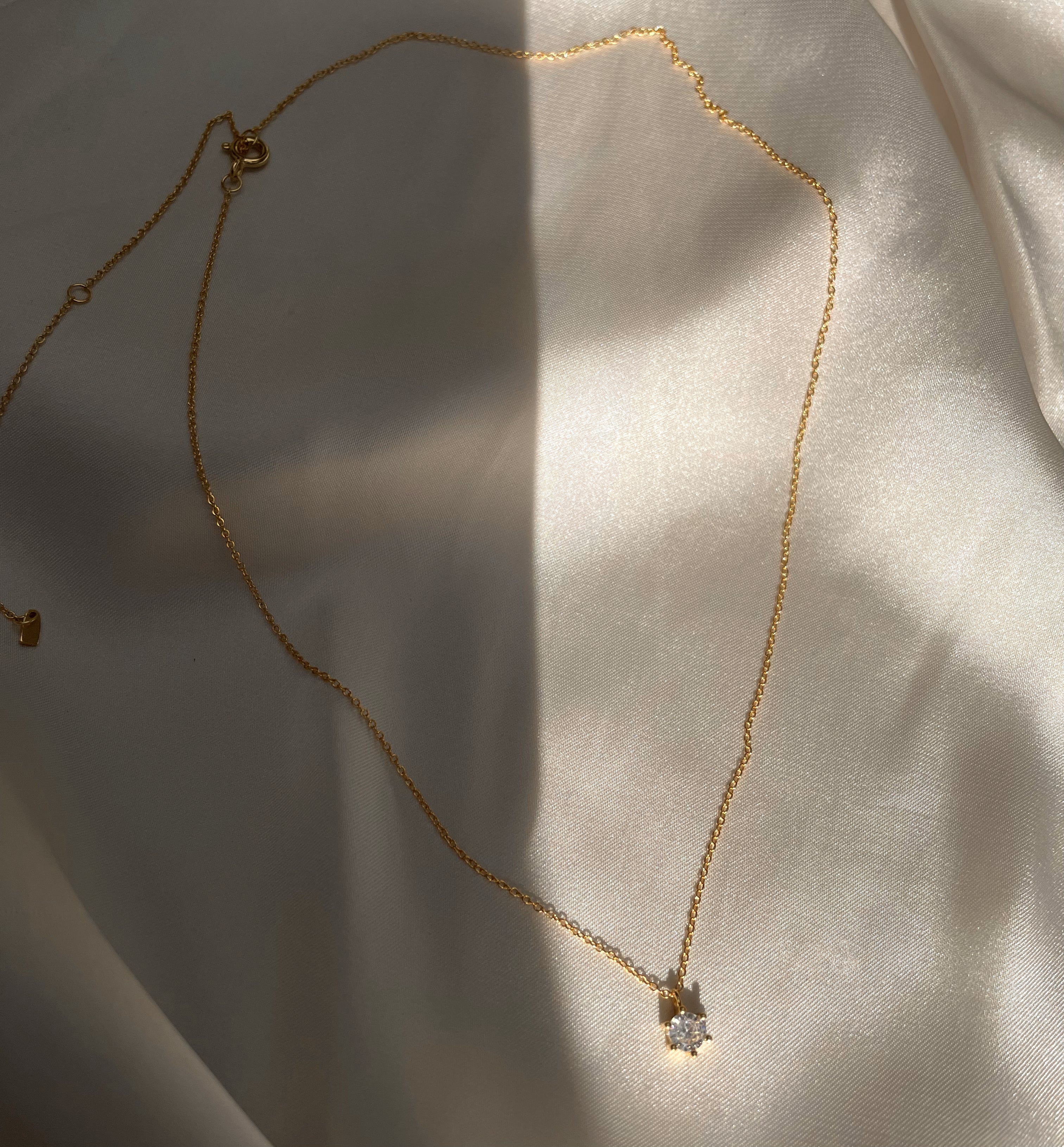 PARIS | Tarnish Free | S925 Sterling Silver I 18ct gold plated I Cubic Zirconia I Pendant Necklace/Bracelet