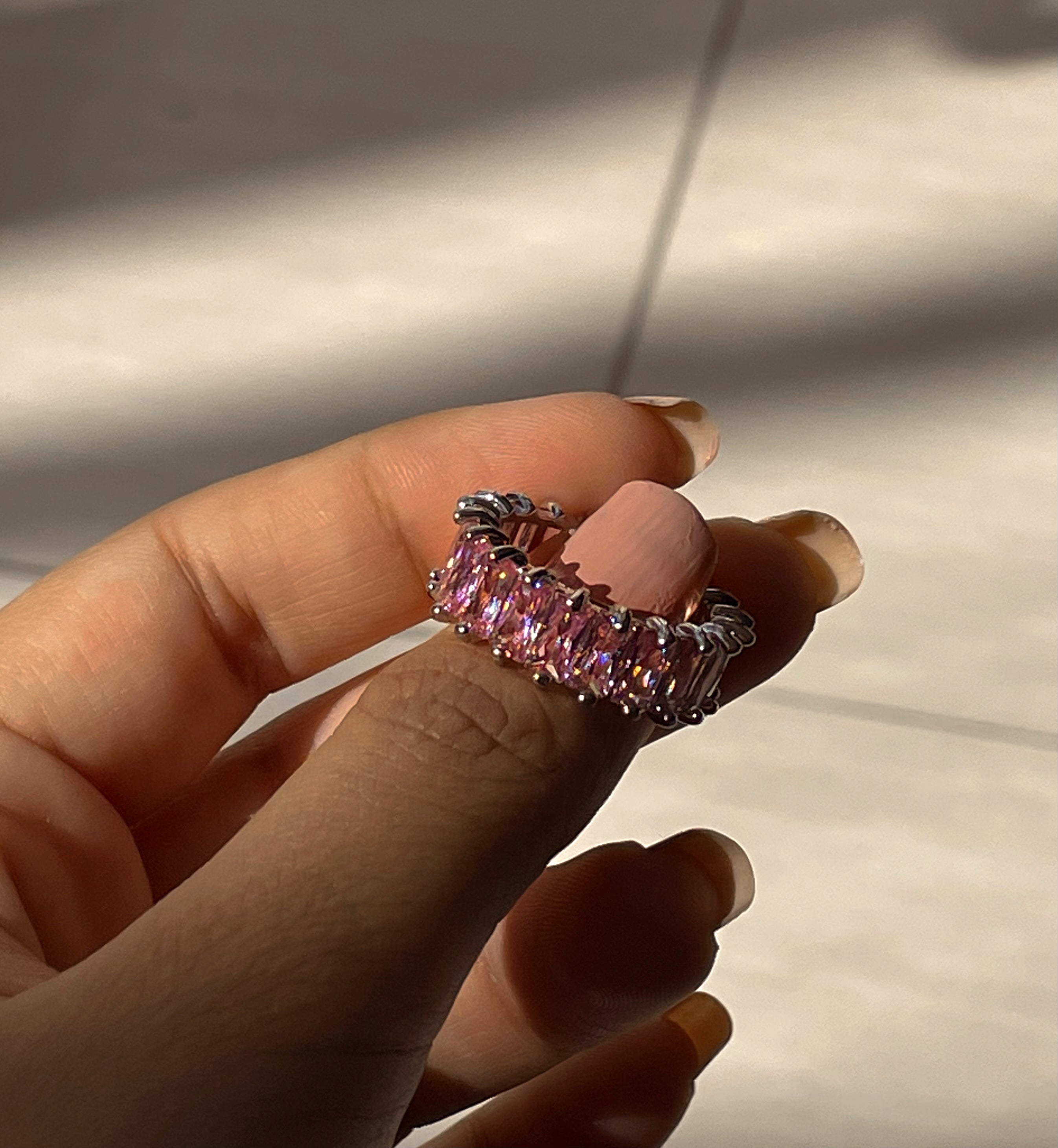 DAPHNE | Colour Cubic Zirconia Baguette | Ring