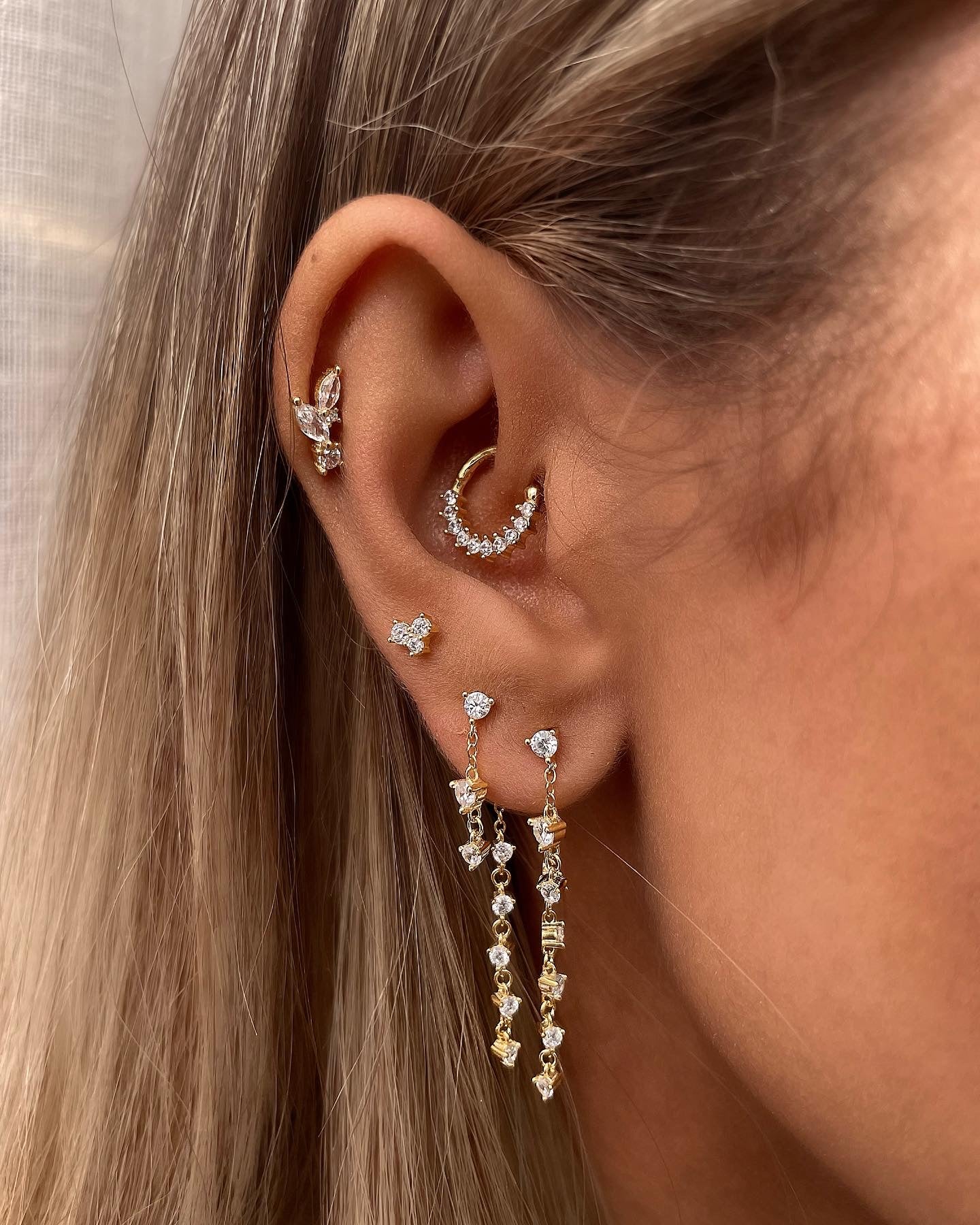 BALL-BACK STUDS I STUDS I S925 Sterling Silver | 18ct Gold/Platinun Plated | Cubic Zirconia | Single Piece