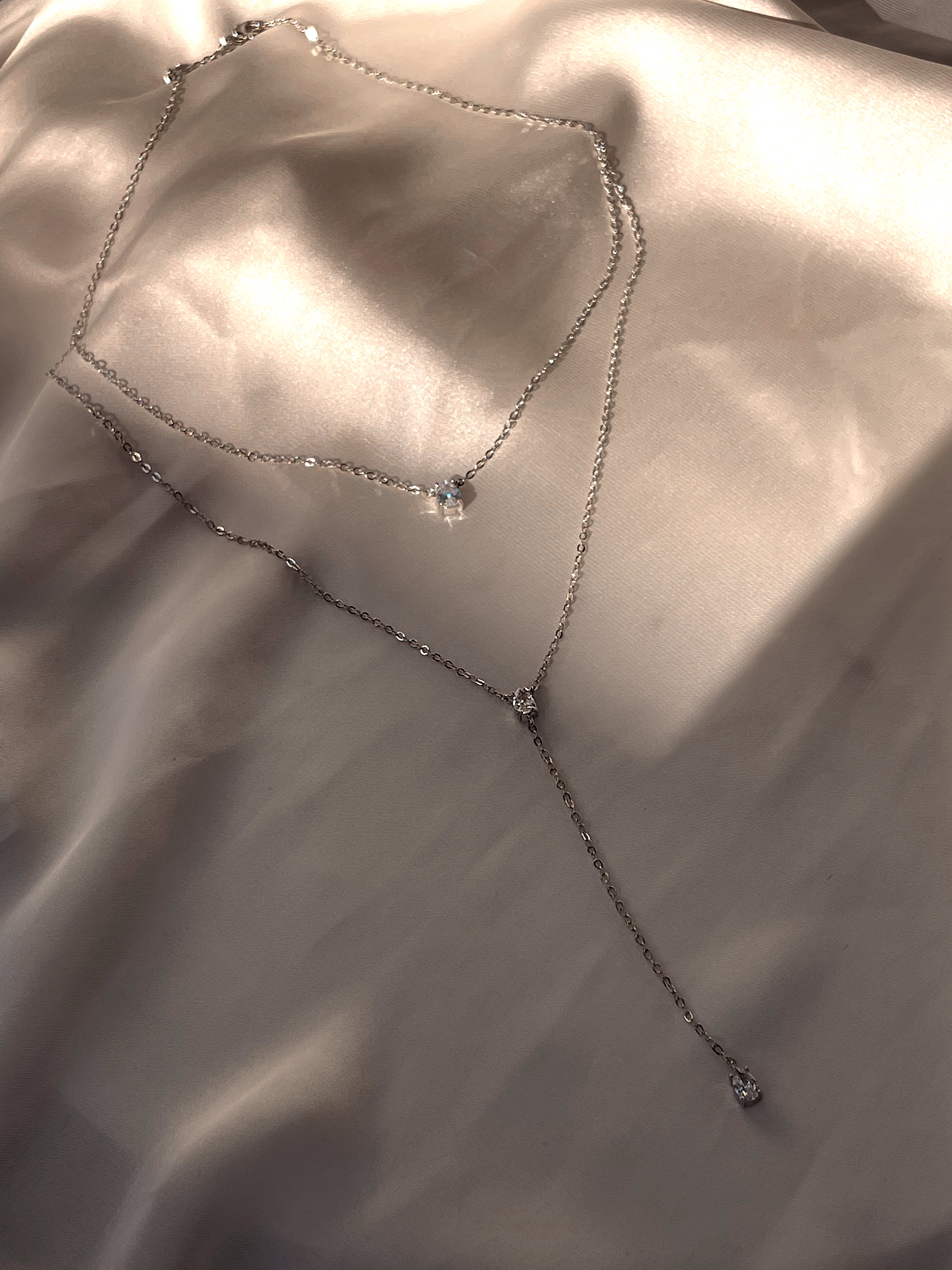 DIANA | Double Layer Luxury Necklace | AAA Grade Cubic Zirconia