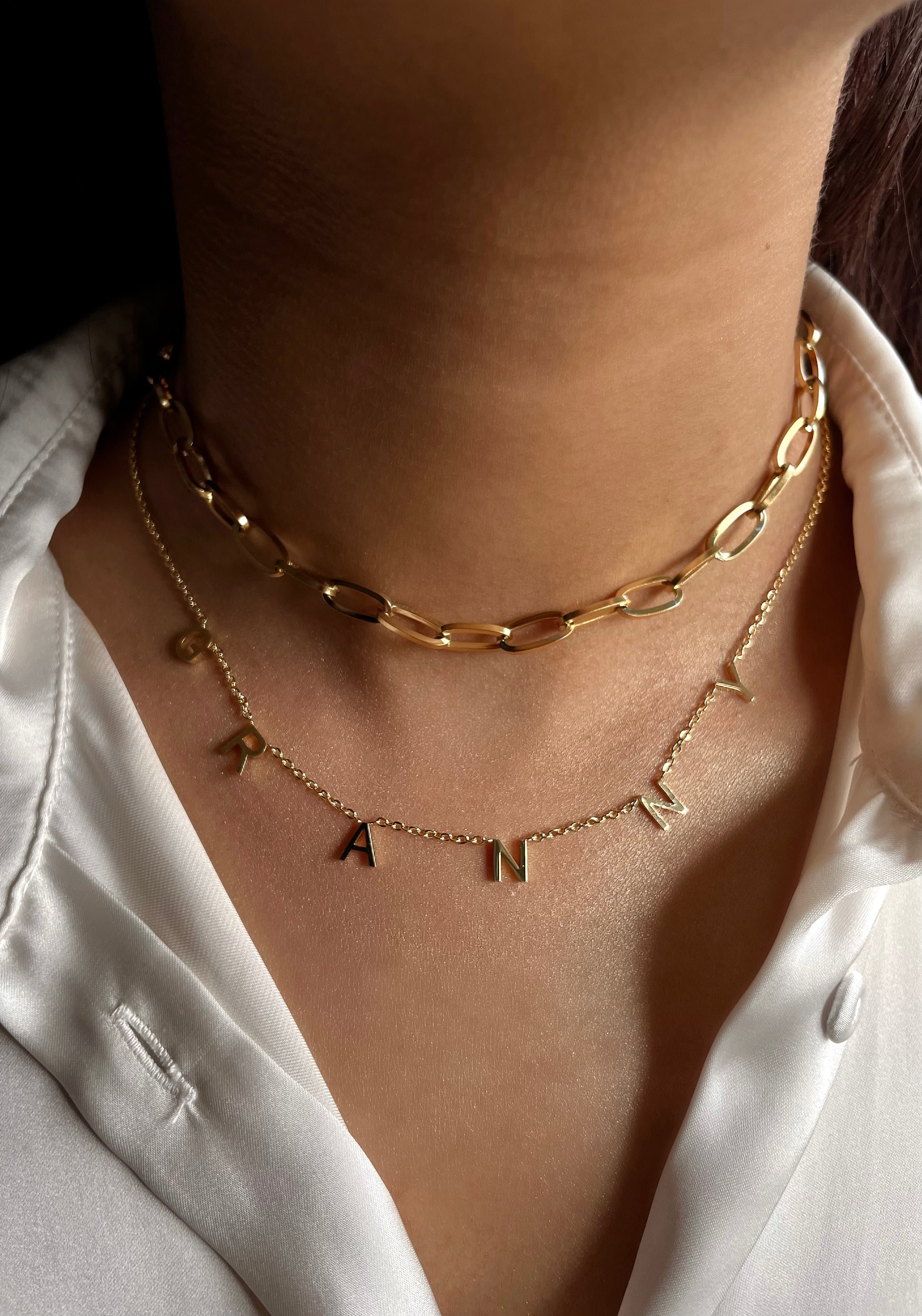 GLAMMA GRANNY GRAN OUMA MA NAN NANI NANA DADI GRANDMA GOGO GLAMMY GIGI | GRANDMOTHER WORD NECKLACES | 11 styles | Tarnish Free | 18ct Gold Plated and Stainless Steel |