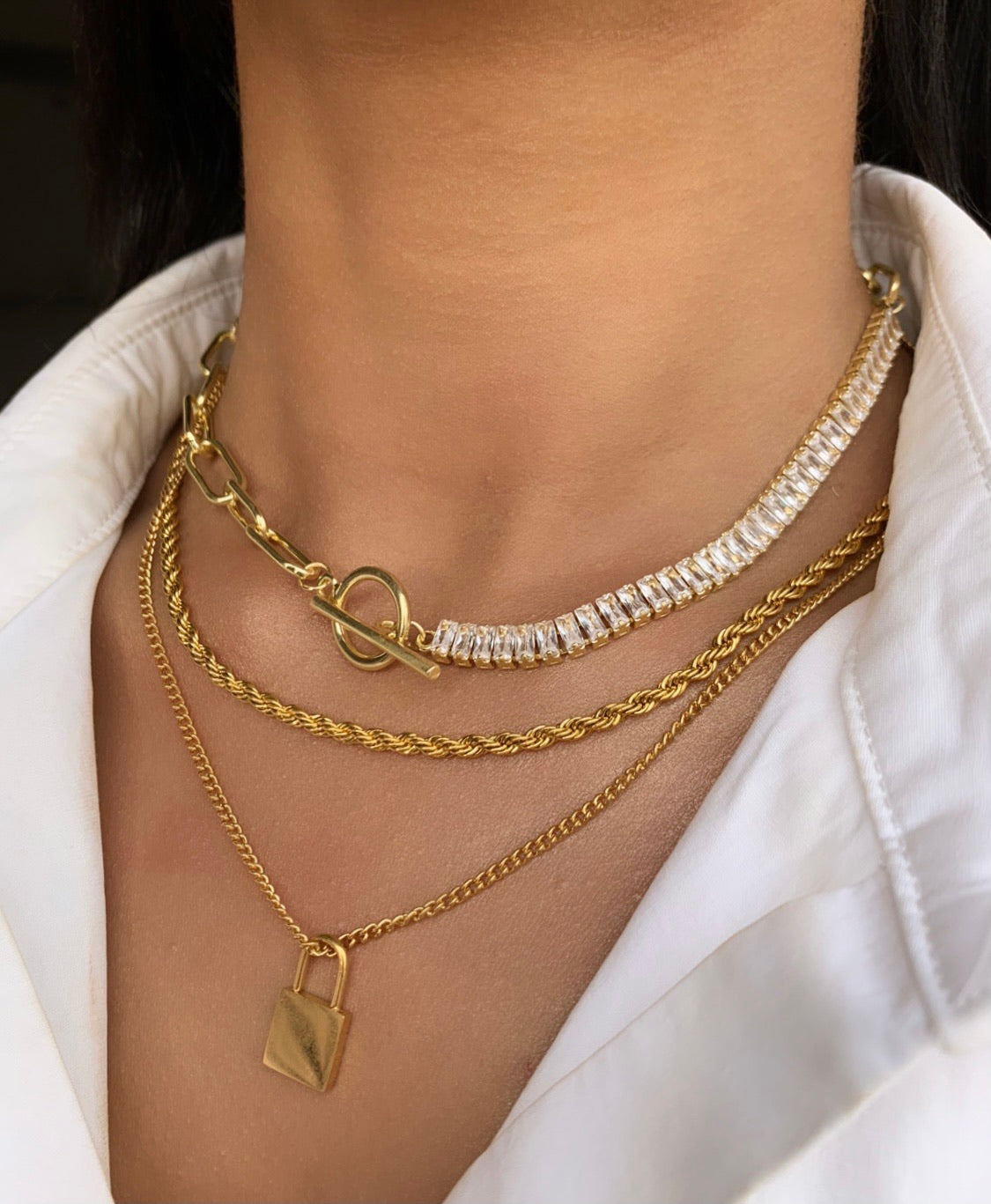 RAZ D | Tarnish Free | silver paperclip style | bestselling | necklace | bracelet