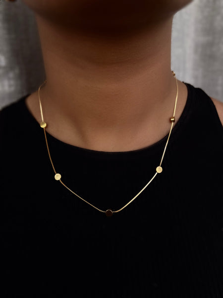 DARLA | Gold/Silver/Rose Gold Minimal ball Necklace