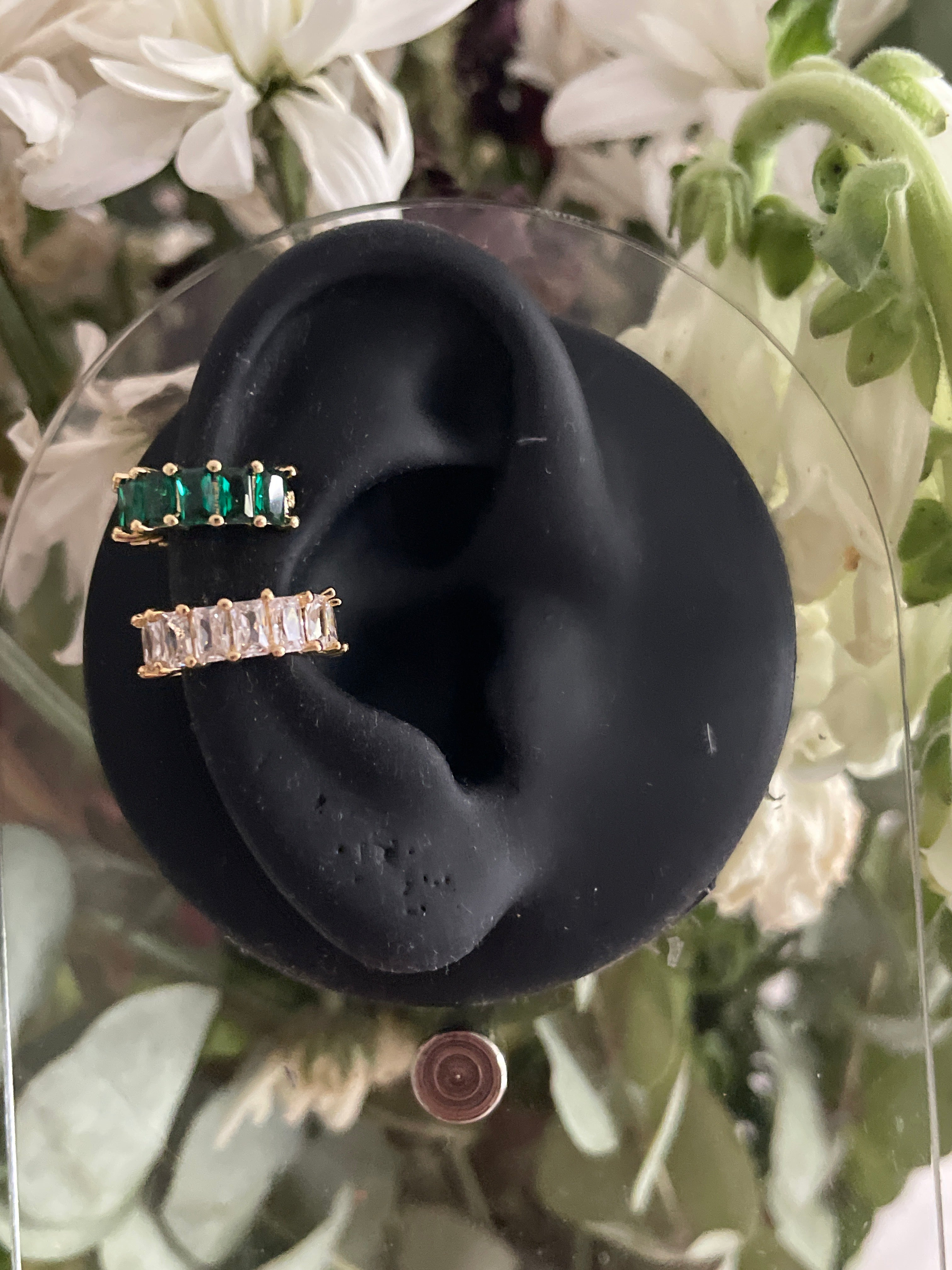 Limelight| Baguette Ear Cuffs| Single Piece
