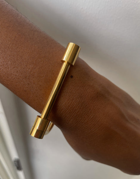 CHEVAL | Tarnish Free | Stainless Steel | Screw Bar Bracelet (1 piece)