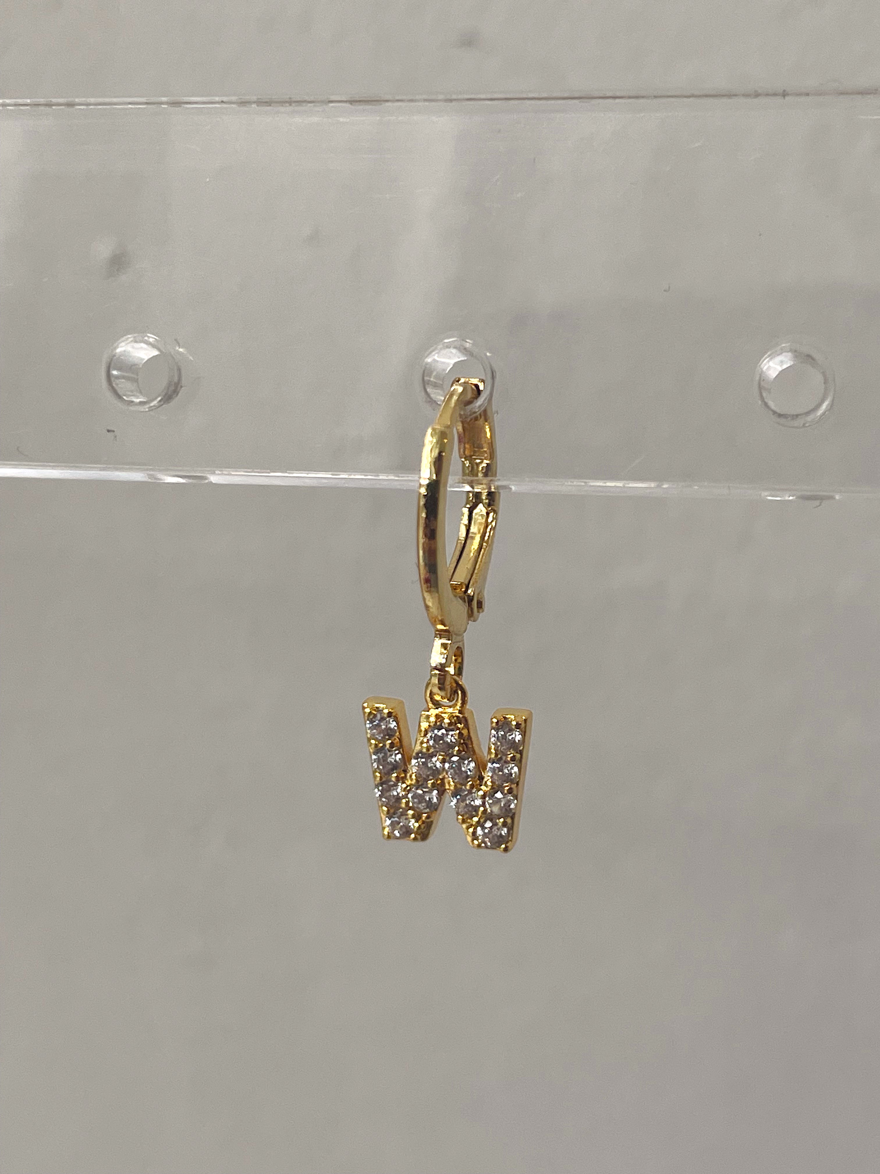 INITIAL HUGGIES | Earrings (One Piece)