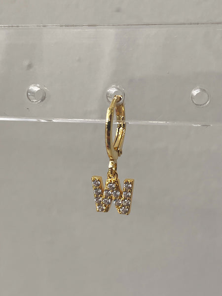 INITIAL HUGGIES | Earrings (One Piece)