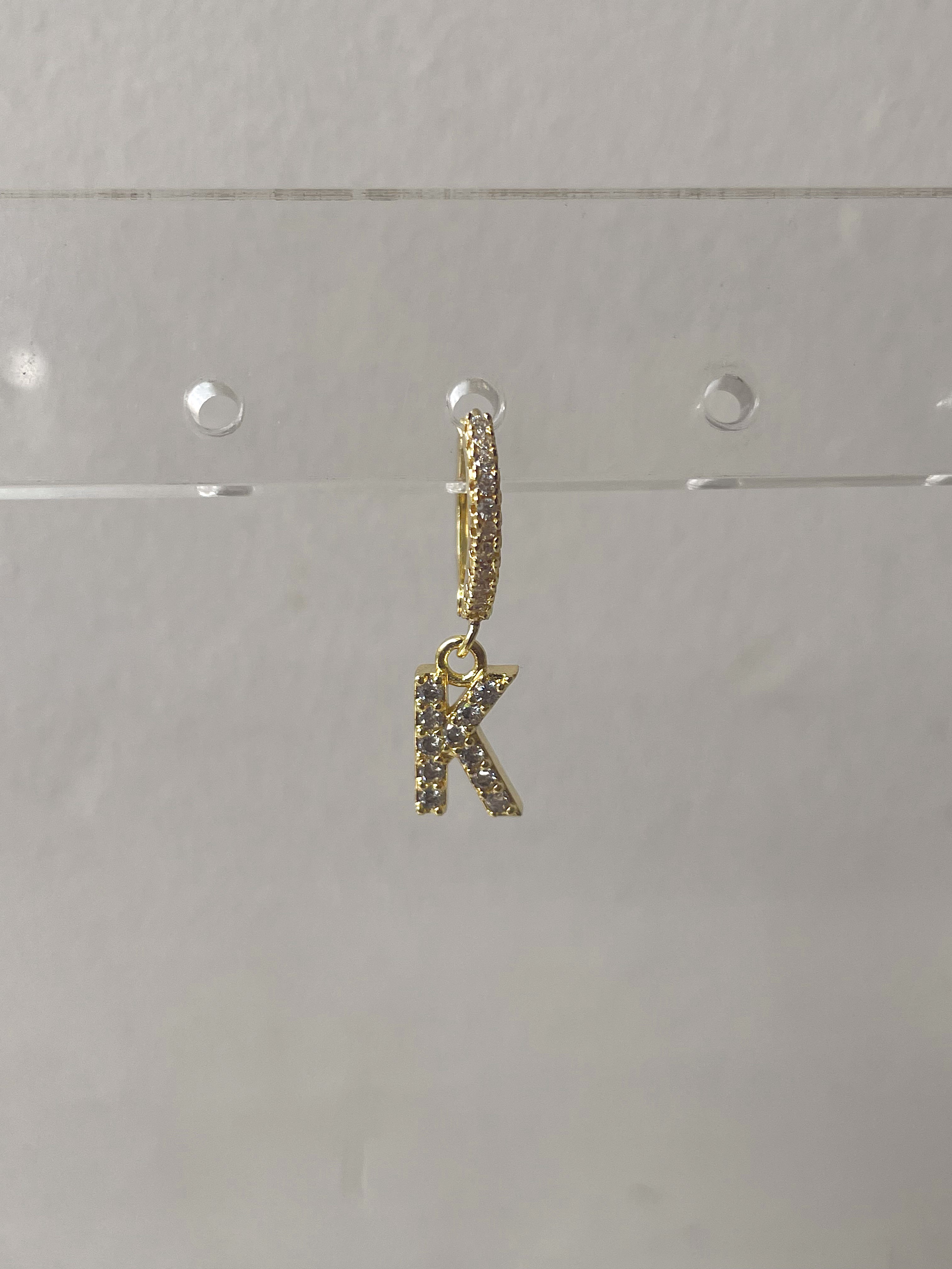 INITIAL HUGGIES | Earrings (One Piece)