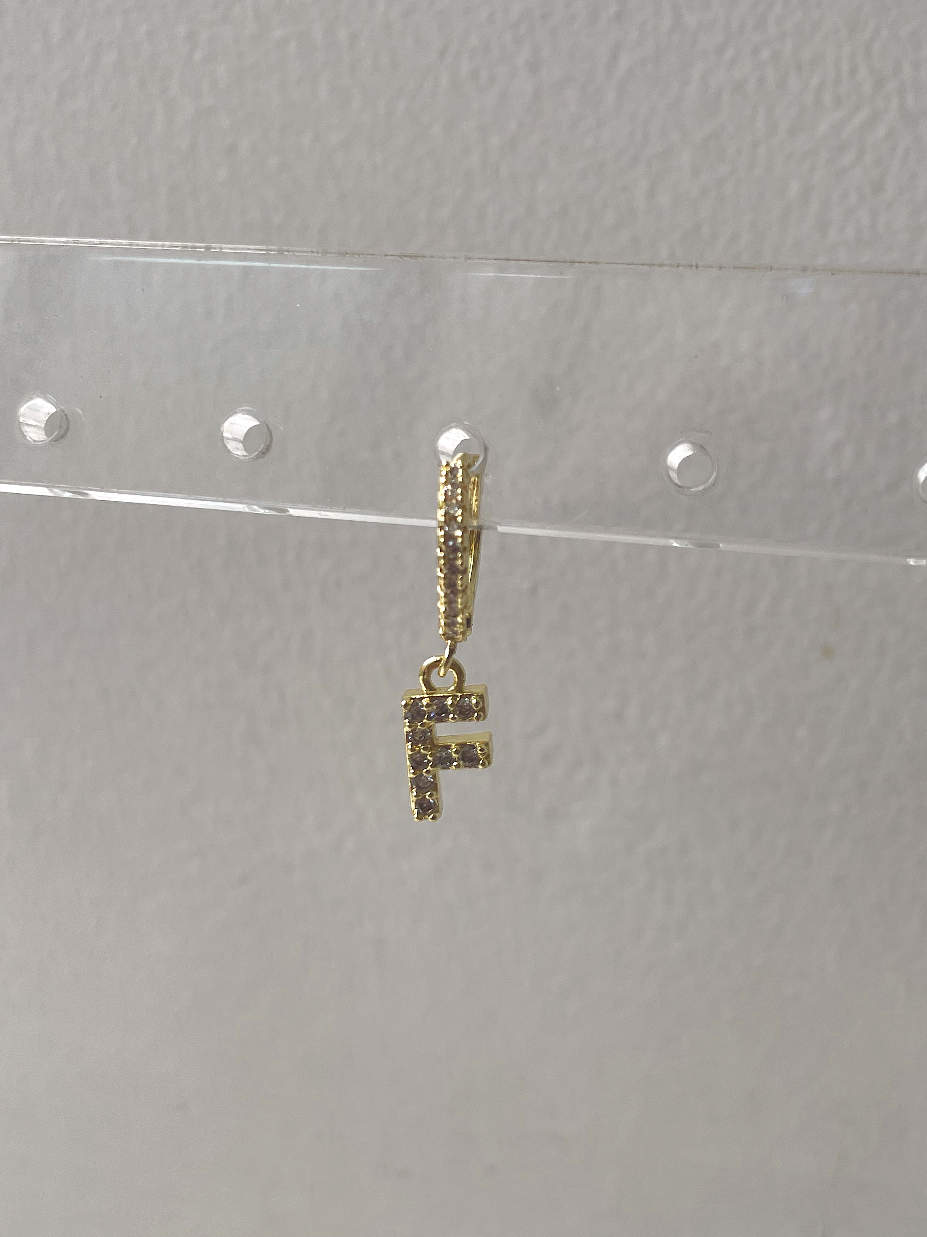 INITIAL HUGGIES | Earrings (One Piece)