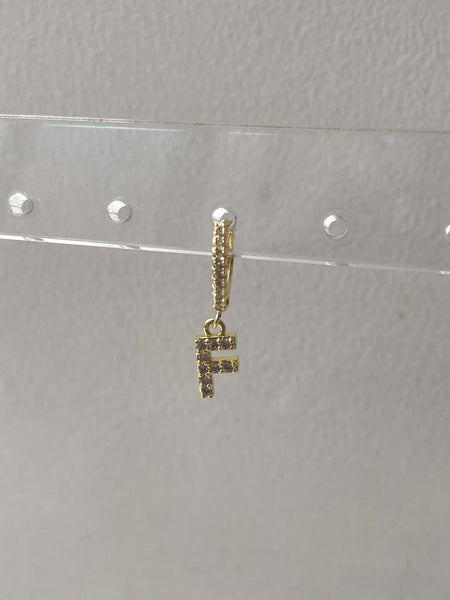 INITIAL HUGGIES | Earrings (One Piece)