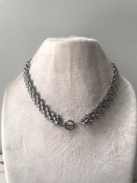 HAMPTONS | Tarnish-Free | Gold Chunky Woven Link | Necklace/Bracelet