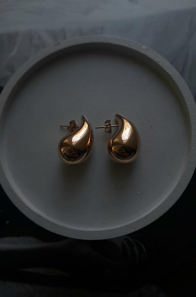 KYLIE | Gold/Silver Plated | Chunky Drop Stud | Earrings | Tarnish Free