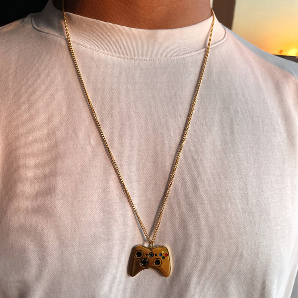 MVP | ZibaMan | Gold/Silver Console Pendant Necklace | Tarnish-Free