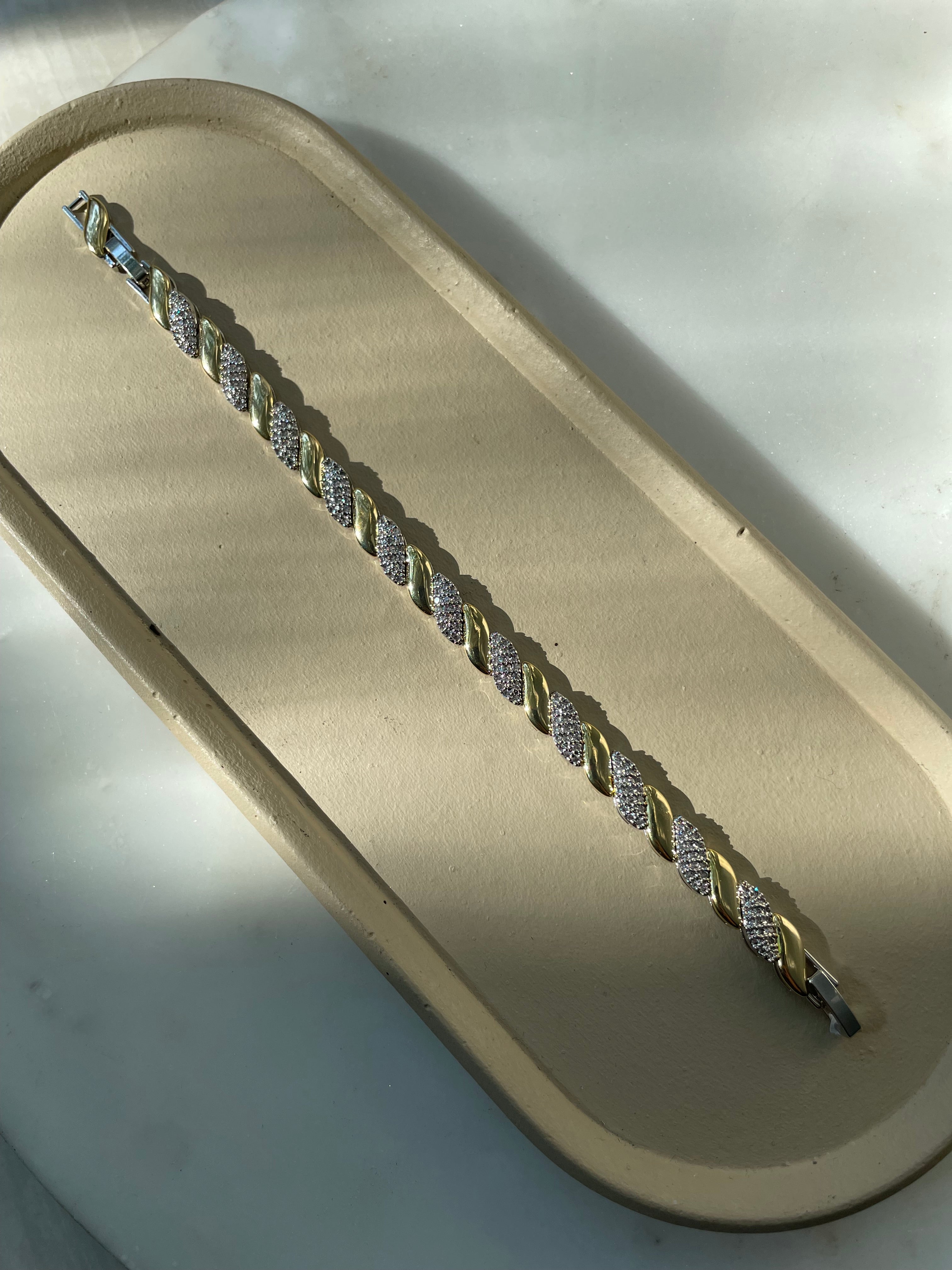 HEIRESS|Mixed Metal Bracelet