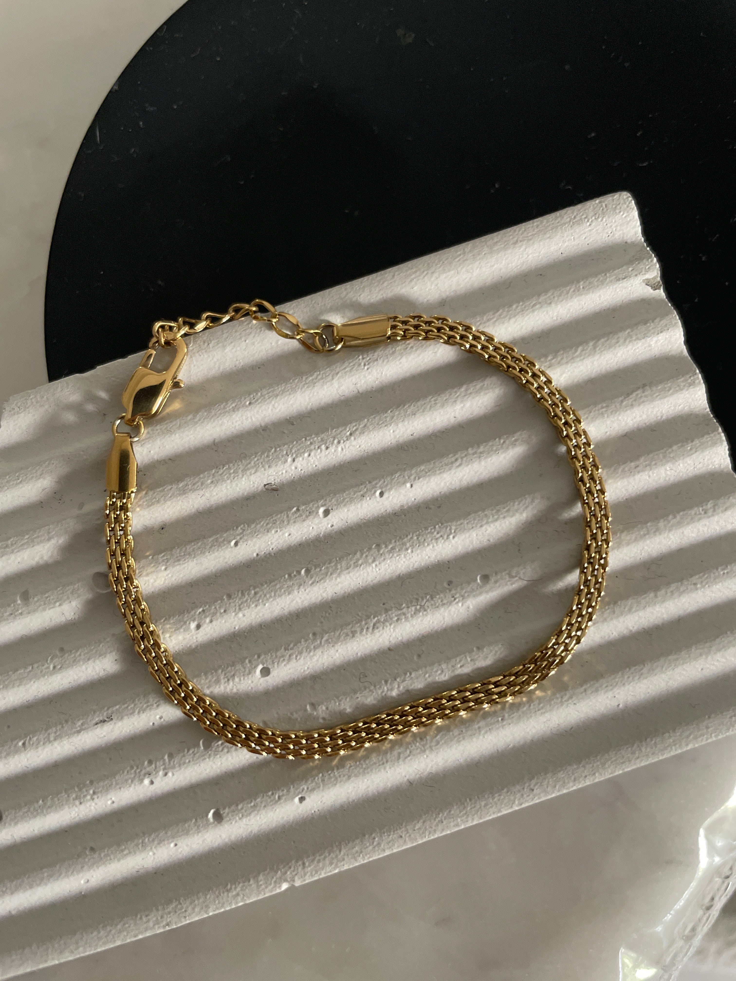 Majesty| Tarnish-Free| Gold Woven Necklace/Bracelet