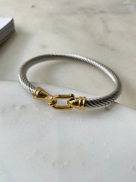 AURUM | Tarnish Free | Stainless Steel | Silver and Gold  (1 piece)