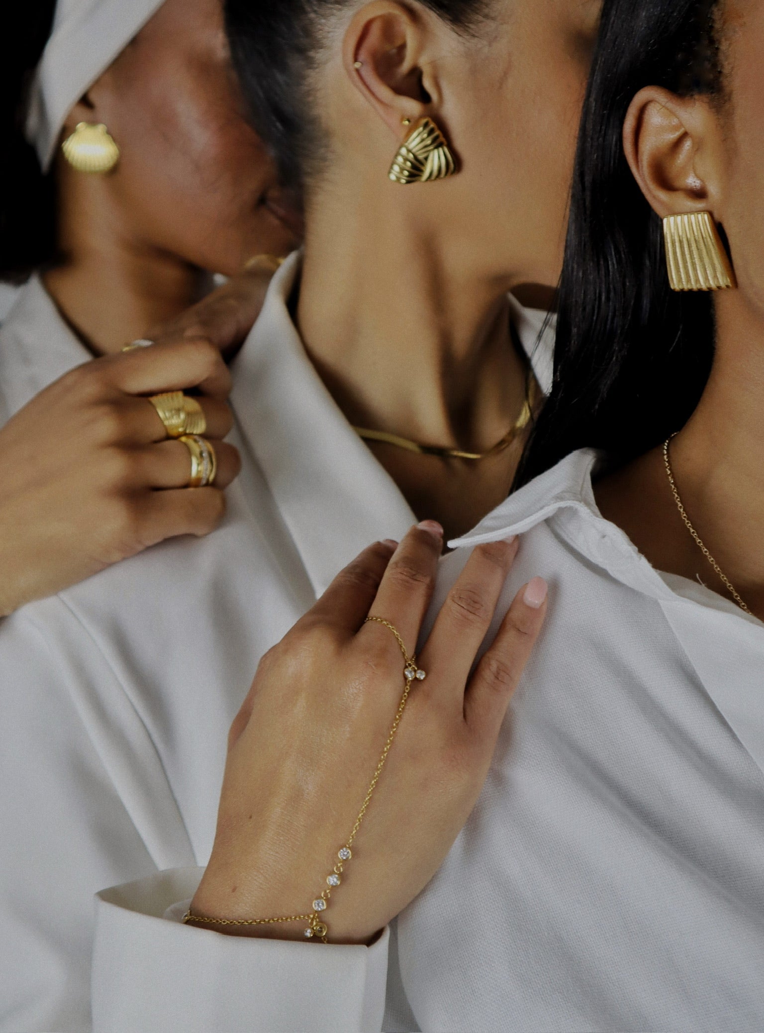MALIBU RING | Tarnish Free | Adjustable | Gold Hug Ring