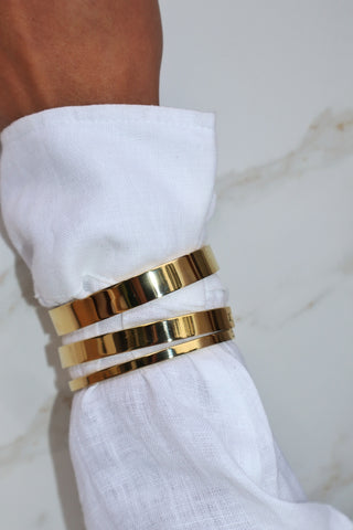 COURTNEY | Tarnish Free | Gold/Silver | Plain Bangle