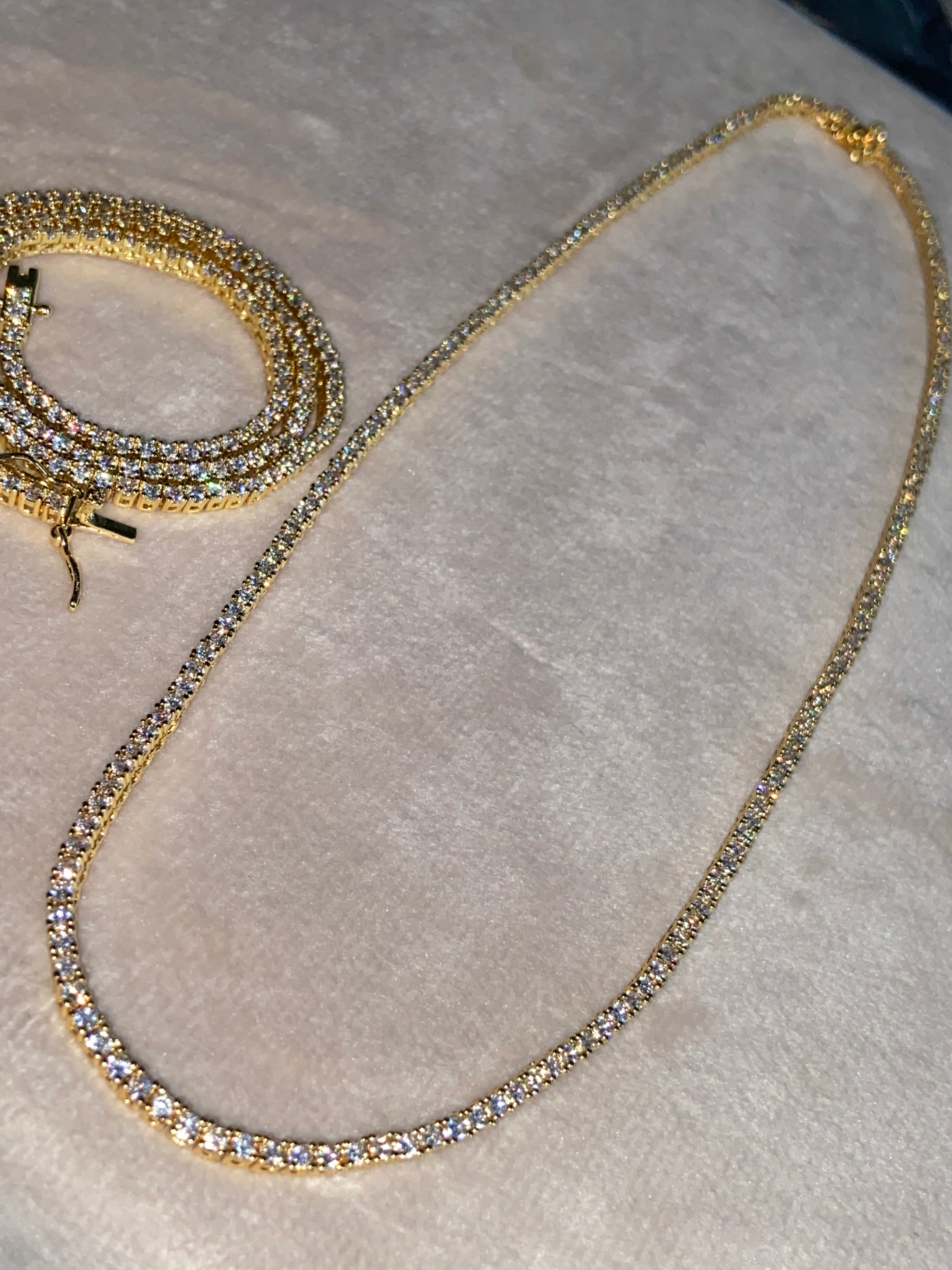 Luxury Tennis Necklace| AAA Grade Cubic Zirconia