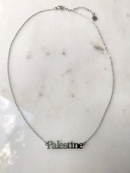 FOR PALESTINE I Tarnish Free I 18k Gold Plated Stainless Steel Palestine Necklace