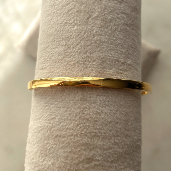 CHLOE | Tarnish Free | Gold/Silver | Plain Bangle