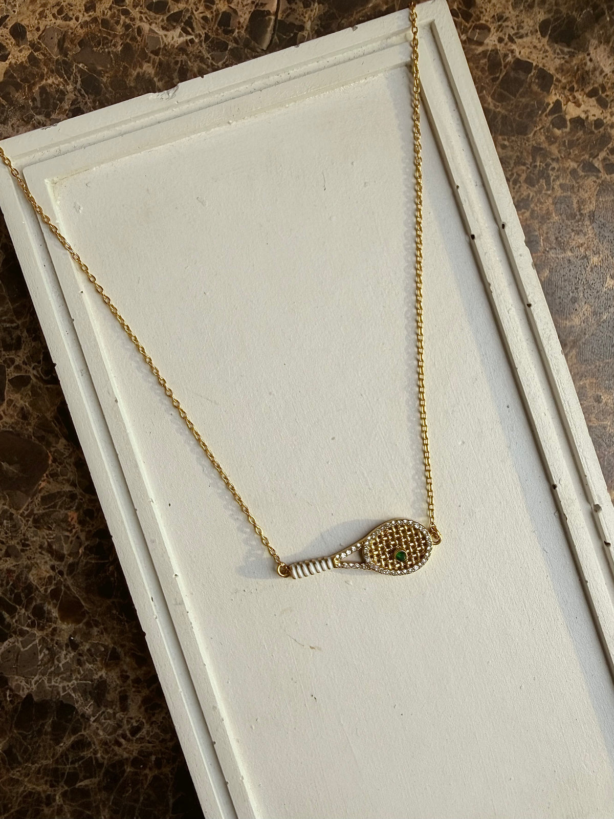 COURTSIDE|TARNISH-FREE|TENNIS/PADEL NECKLACE