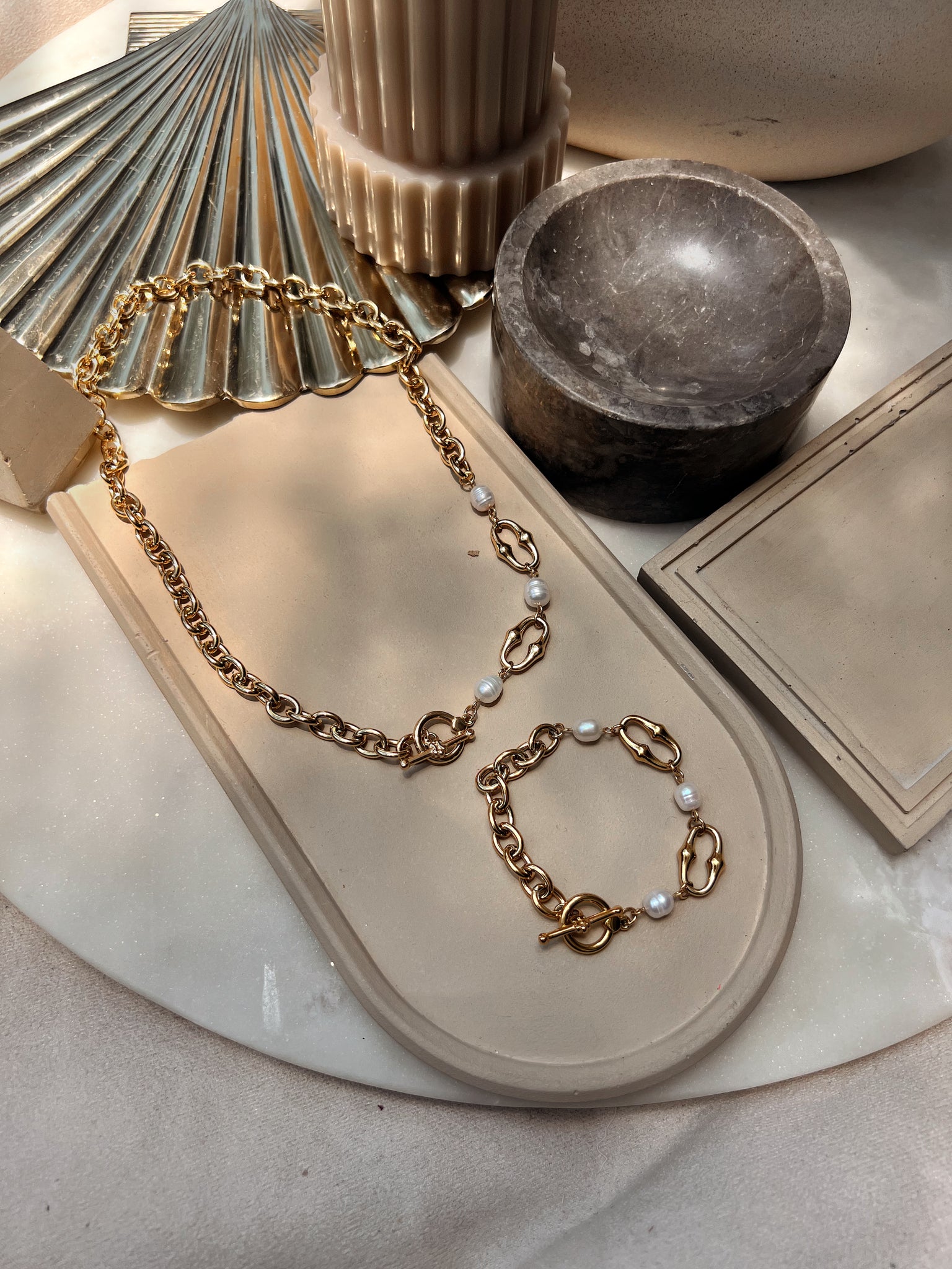 SERENDIPITY | Tarnish-Free | Freshwater Pearls | Necklace/Bracelet
