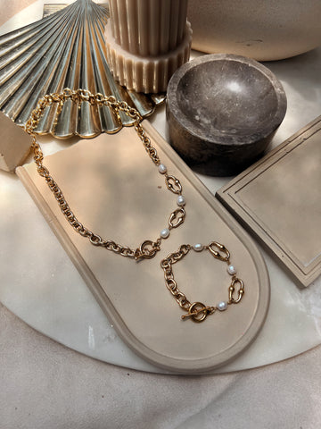 SERENDIPITY | Tarnish-Free | Freshwater Pearls | Necklace/Bracelet