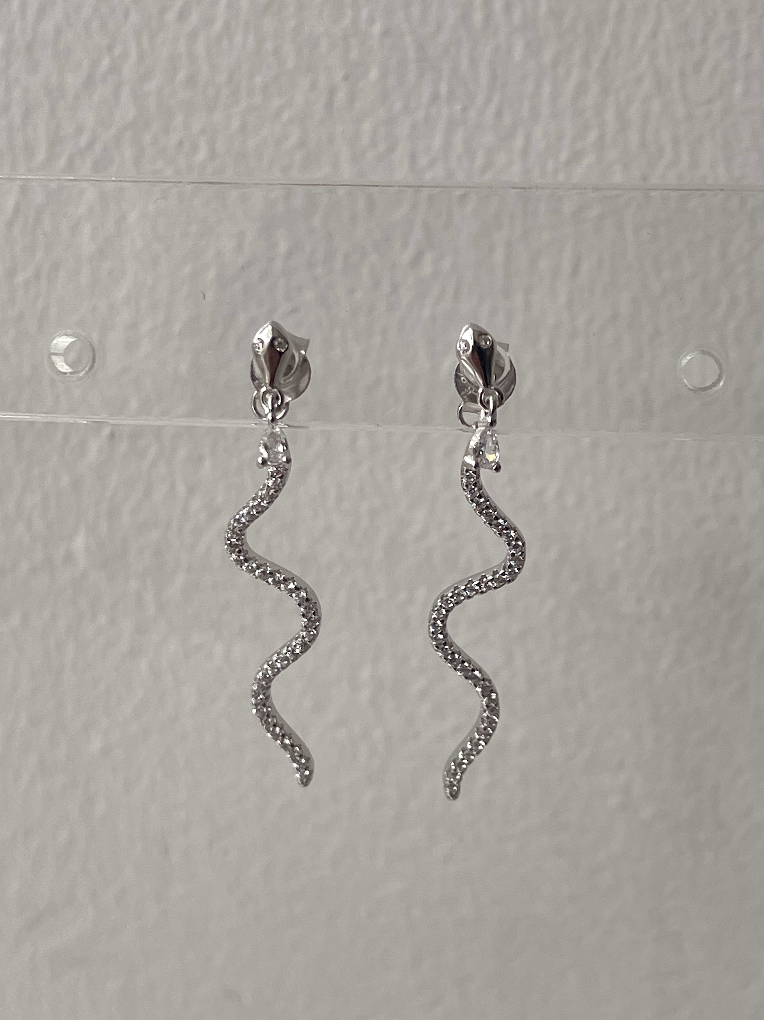 MEDUSA | S925 Sterling Silver | 18ct Gold/Silver Plated | Snake Stud Earrings