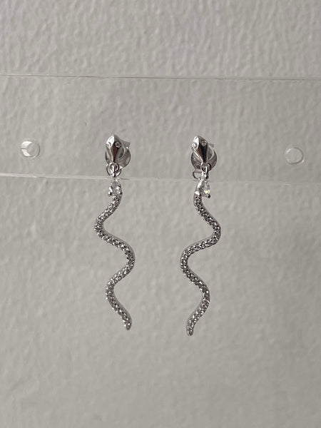 MEDUSA | S925 Sterling Silver | 18ct Gold/Silver Plated | Snake Stud Earrings